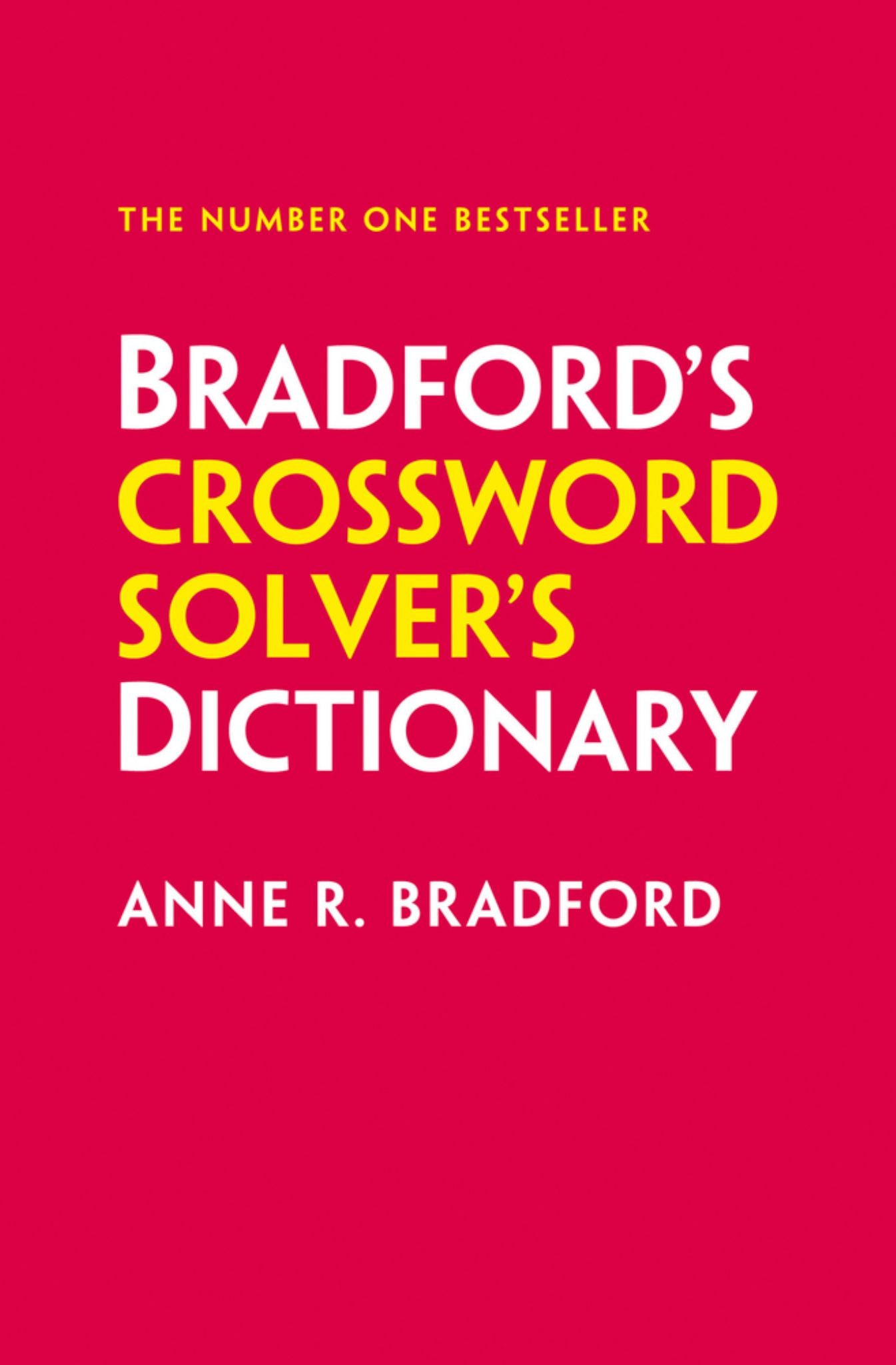 Bradford's Crossword Solver's Dictionary Cover Image