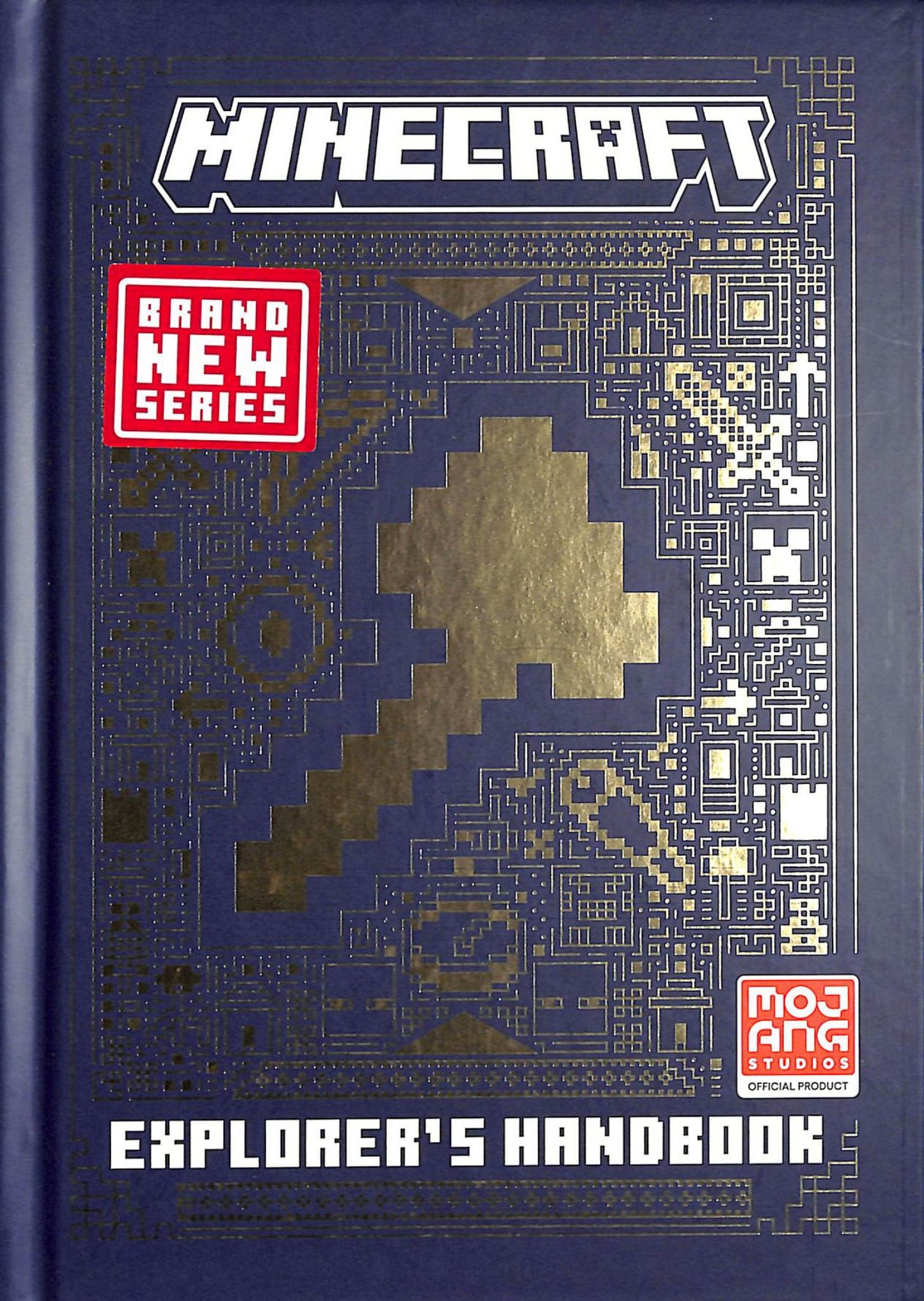 All New Official Minecraft Explorer's Handbook Cover Image