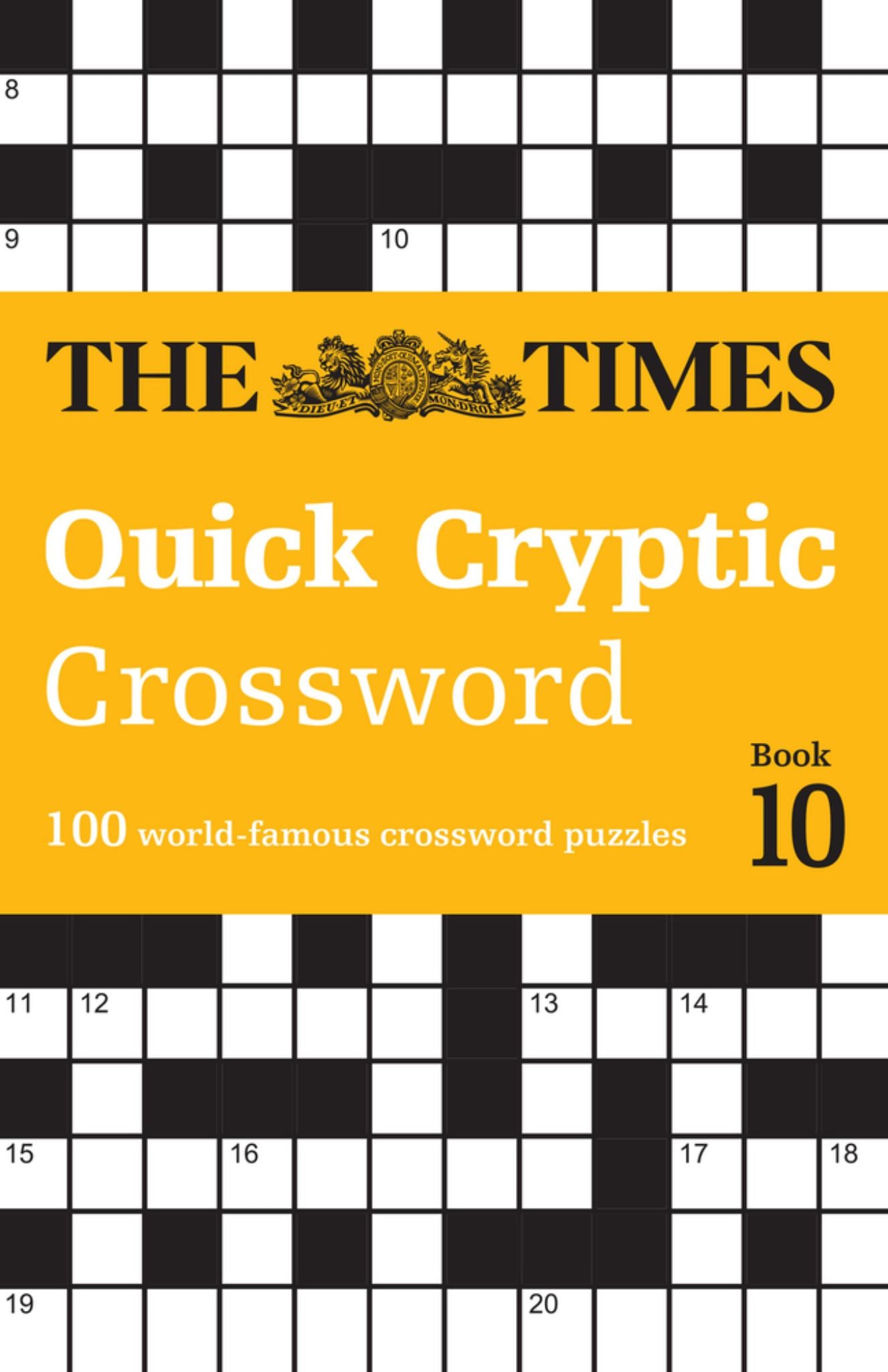 The Times Quick Cryptic Crossword Book 10 Cover Image