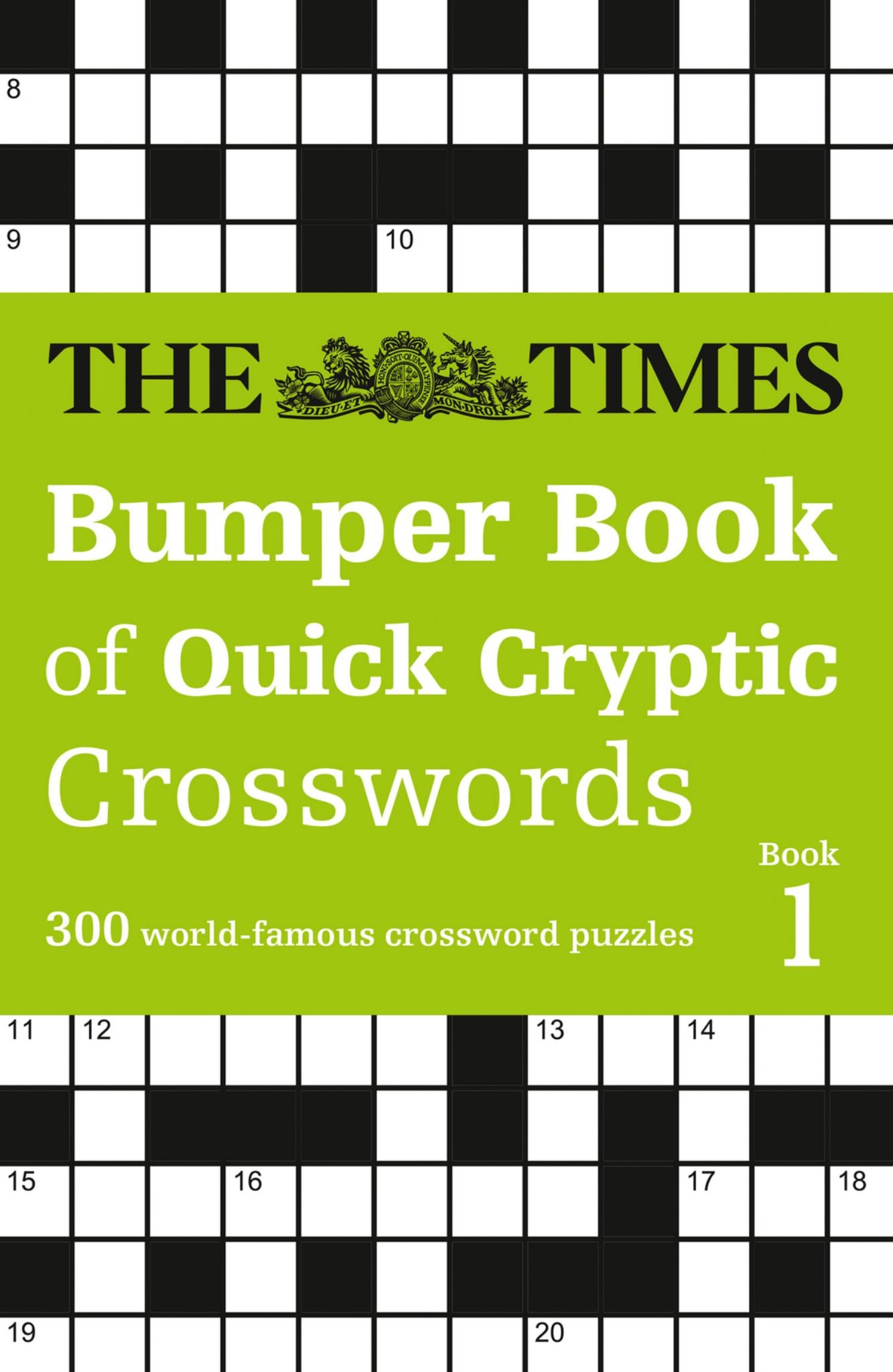 The Times Bumper Book of Quick Cryptic Crosswords Book 1 Cover Image