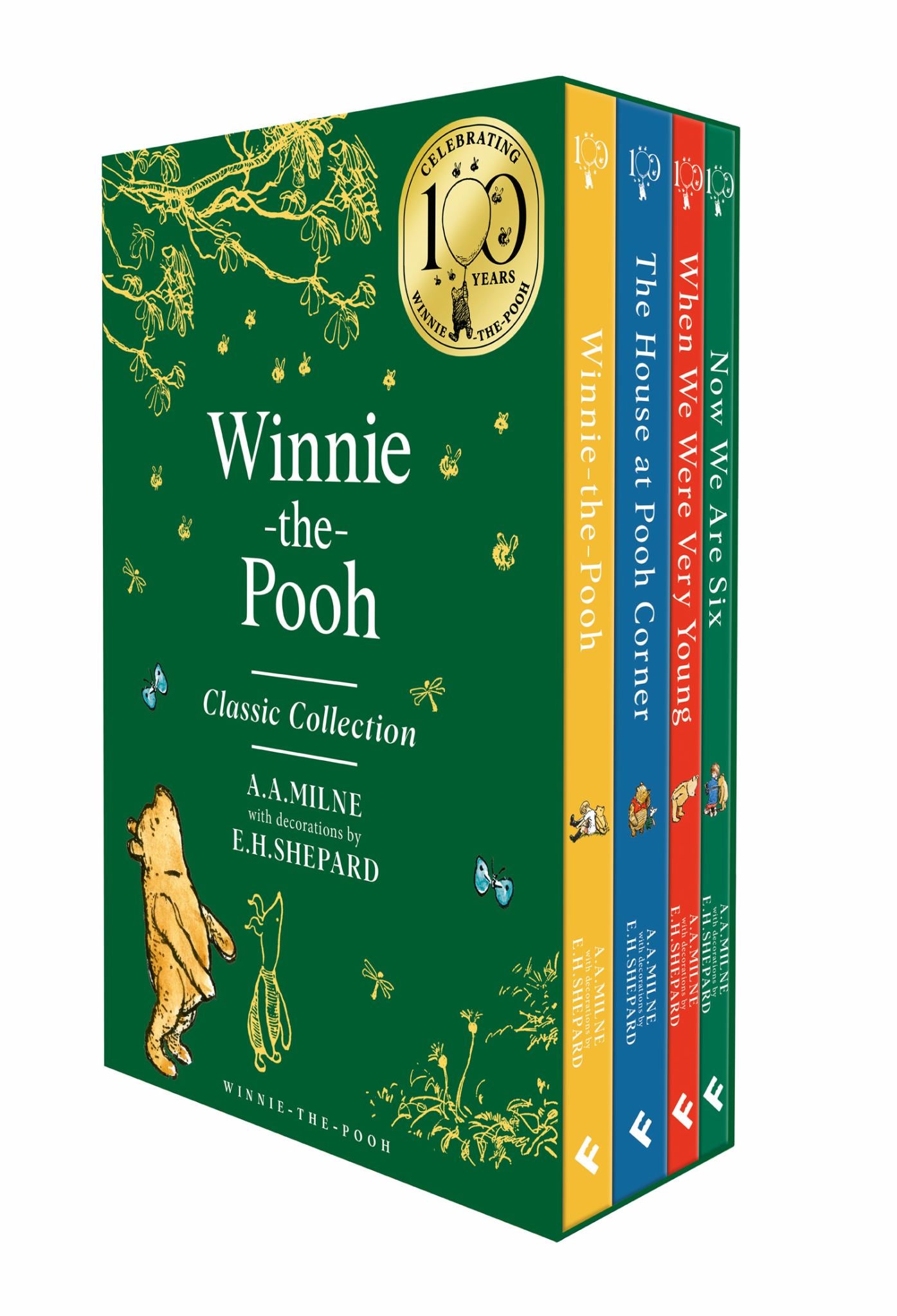 Winnie the Pooh Classic Collection: 4 Book Box Set (Winnie-The-Pooh - Classic Editions) Cover Image