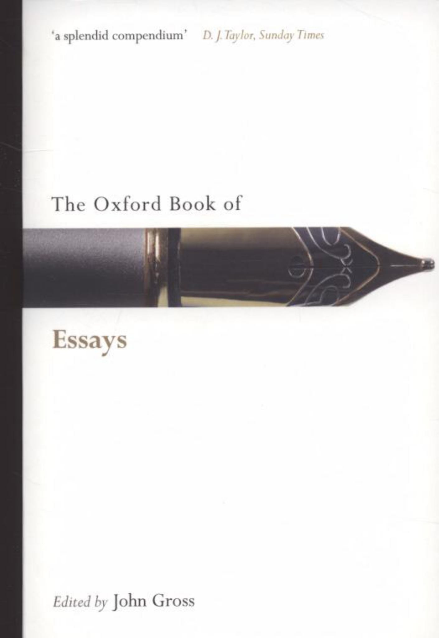 The Oxford Book of Essays Cover Image