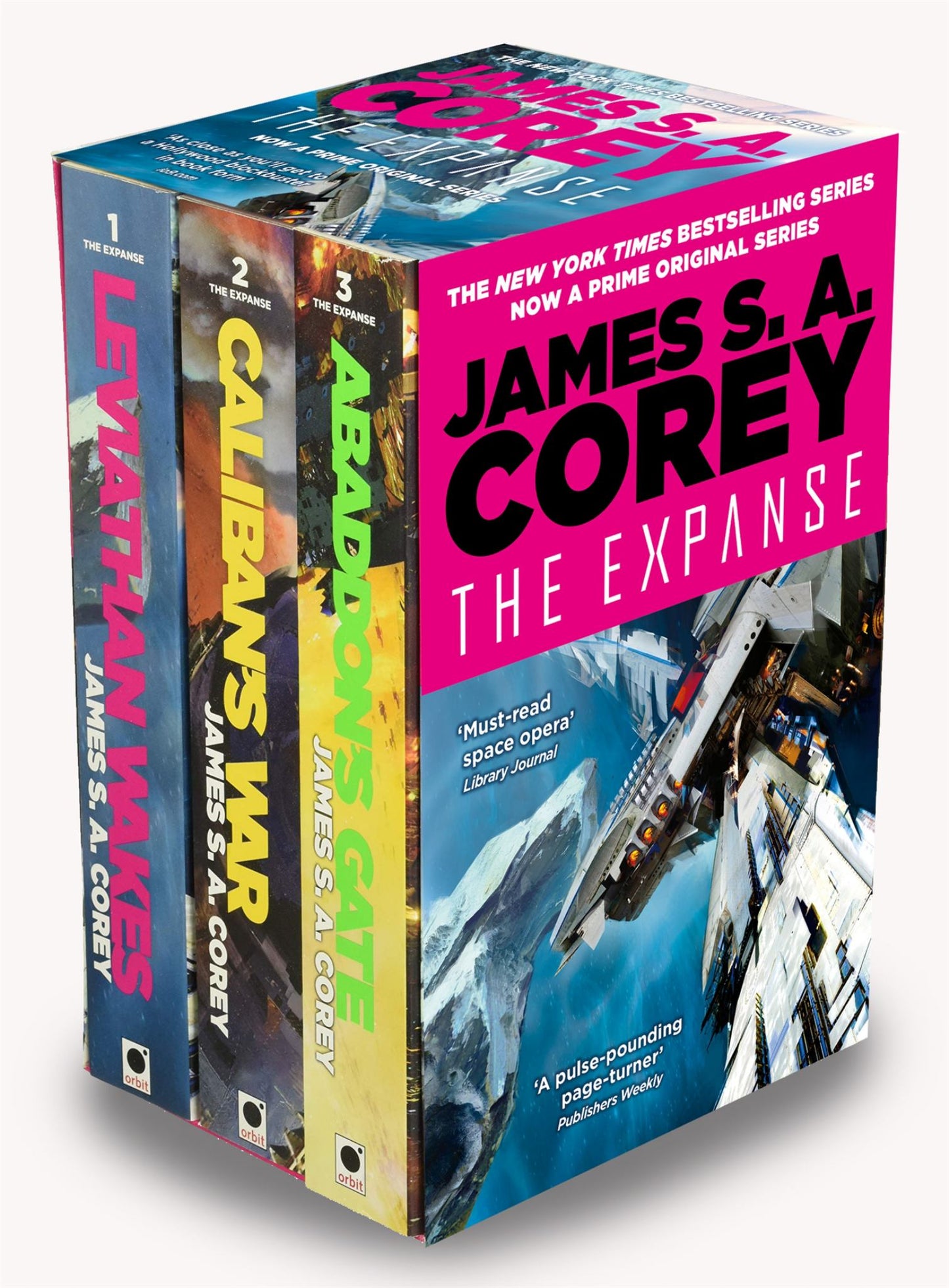 The Expanse Box Set Books 1-3 (Leviathan Wakes, Caliban's War, Abaddon's Gate) Cover Image