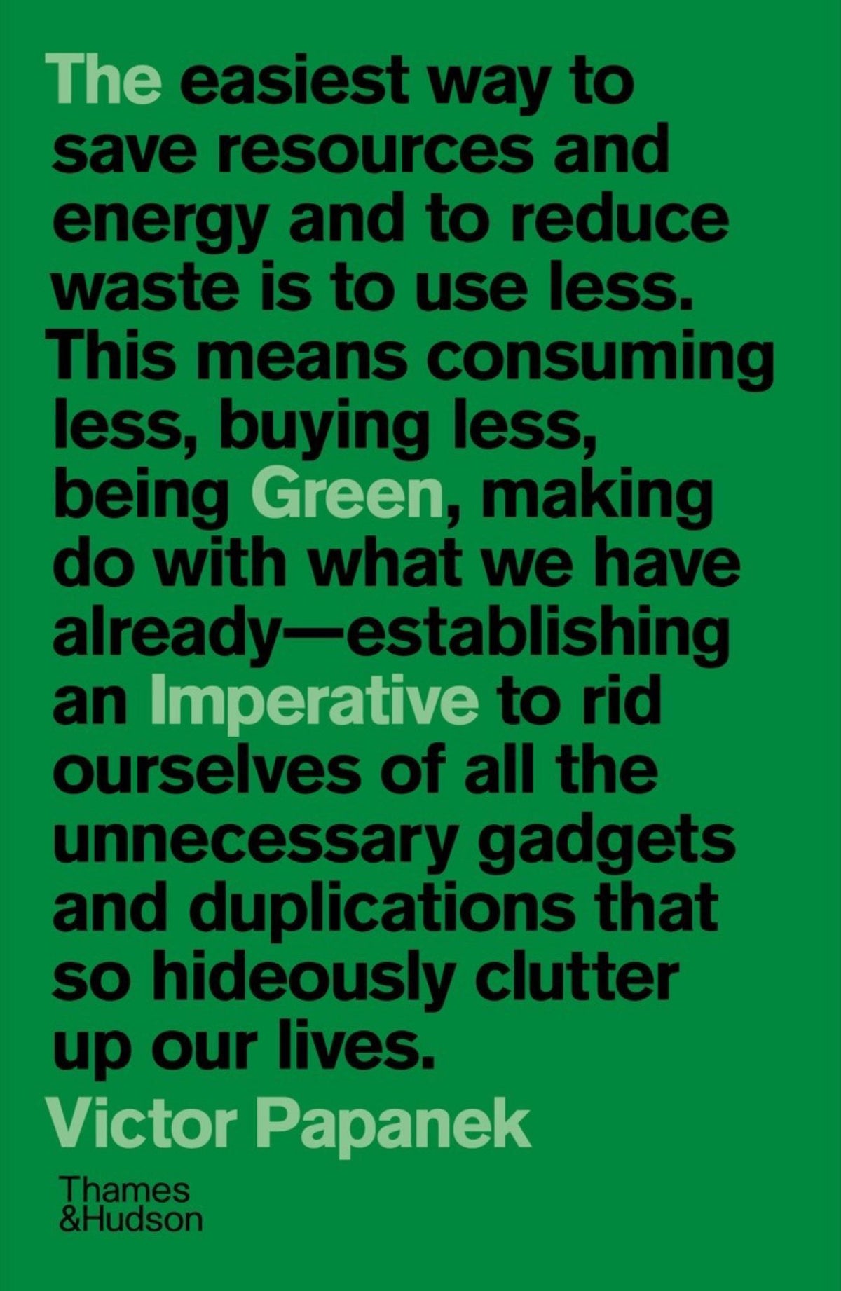 The Green Imperative Cover Image