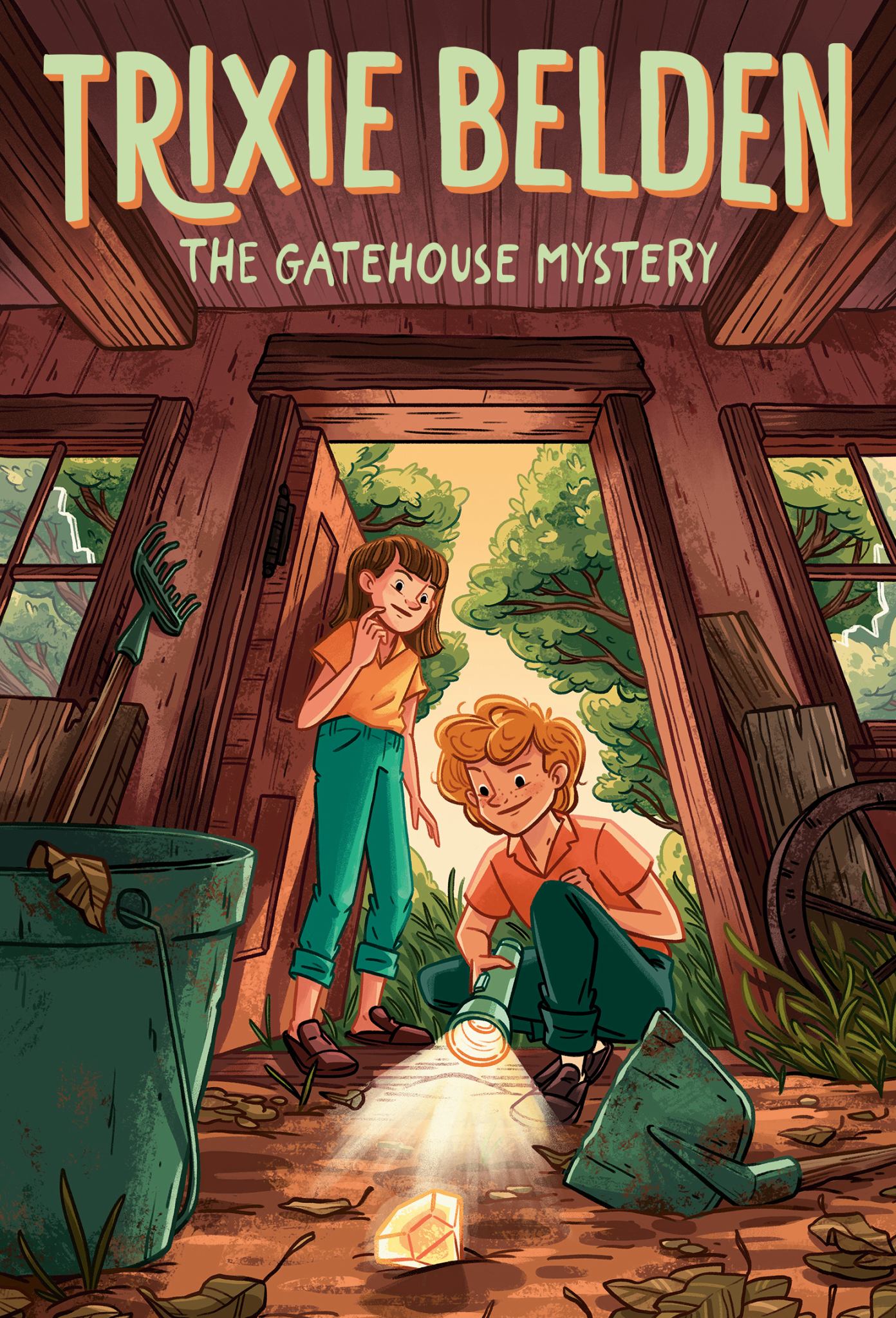 The Gatehouse Mystery: Trixie Belden Cover Image