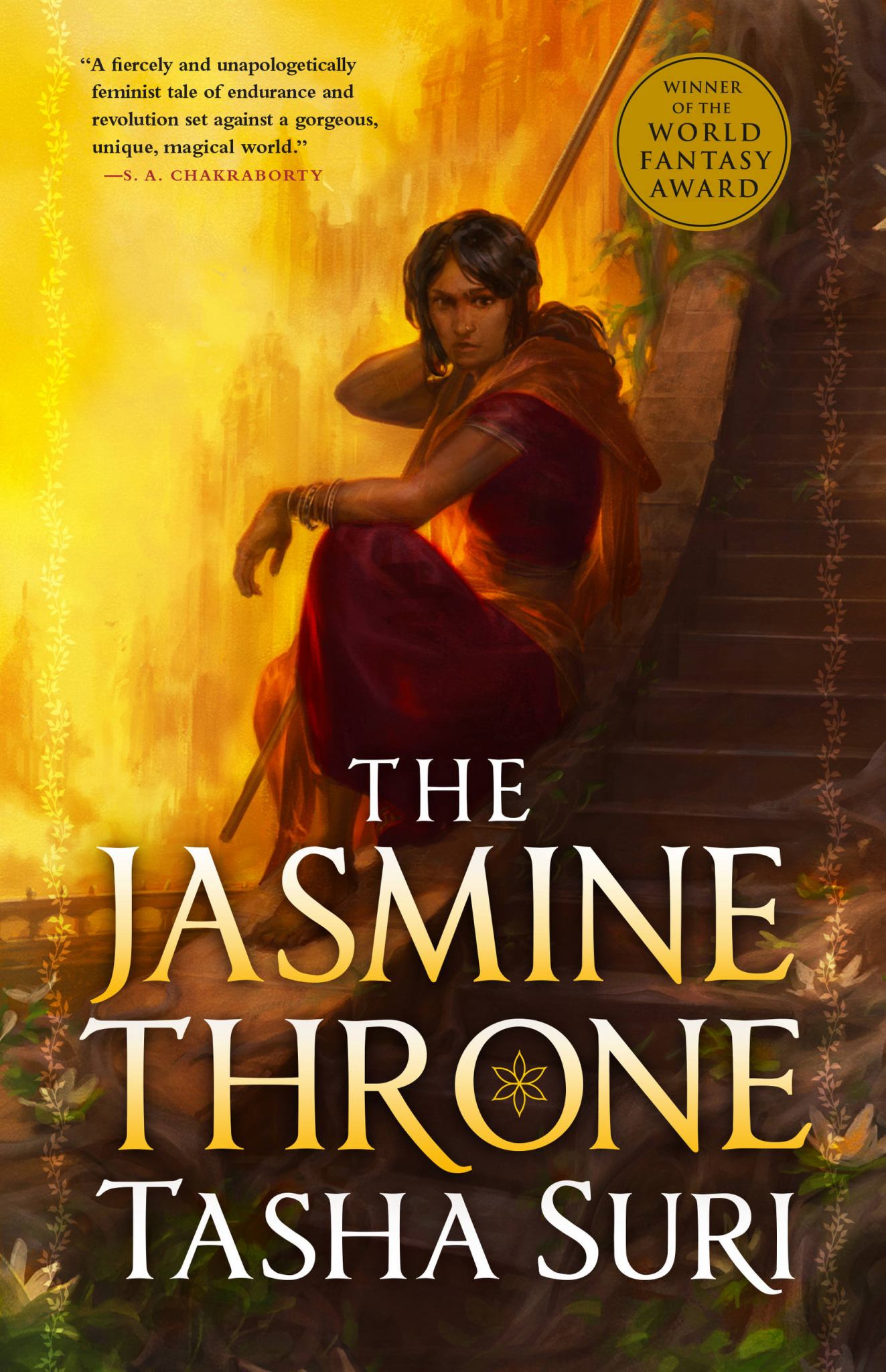 The Jasmine Throne (Hardcover Library Edition) Cover Image