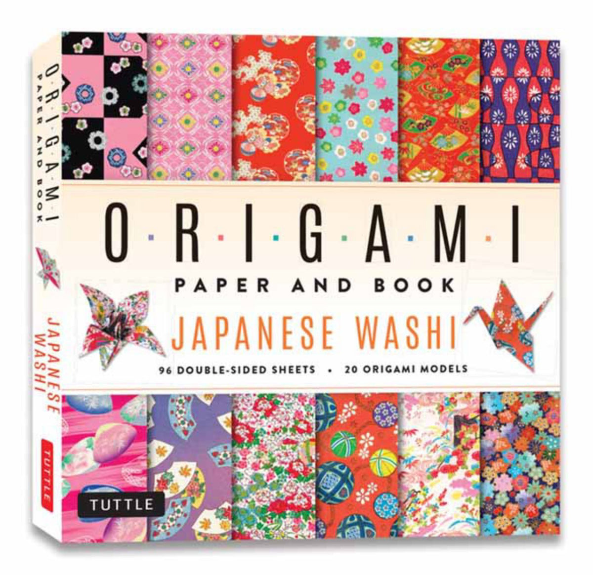 Japanese Washi Origami Paper and Book Cover Image