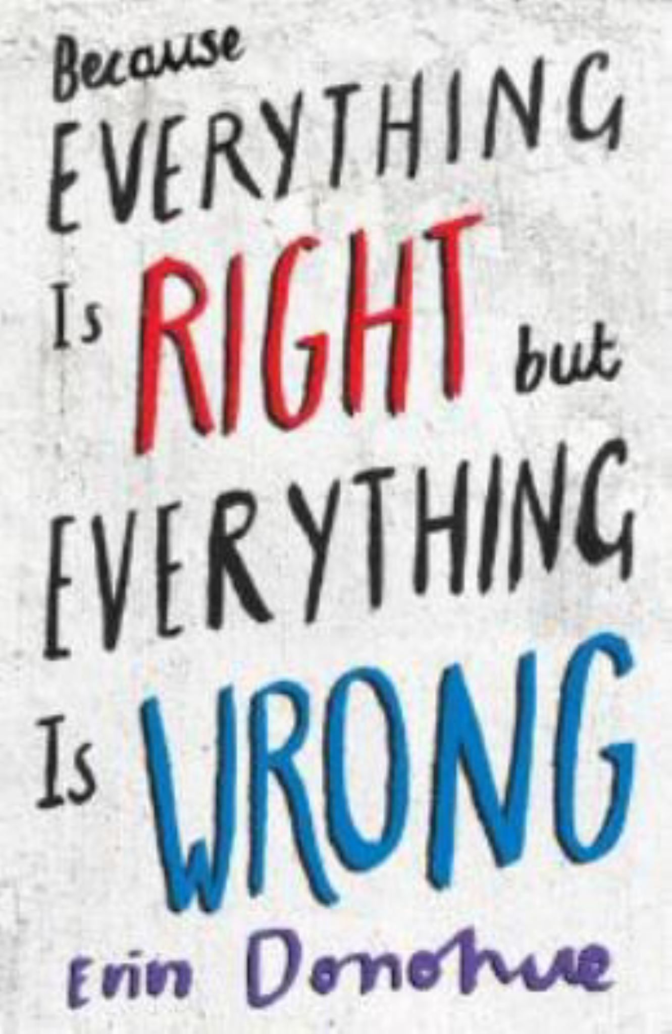 Because Everything is Right but Everything is Wrong Cover Image