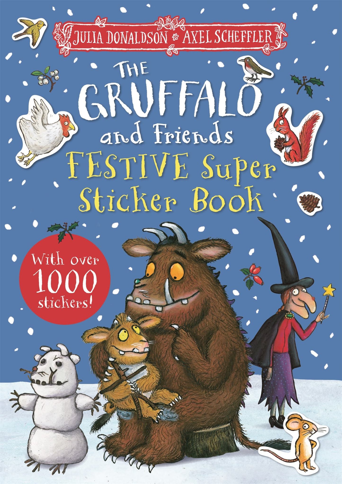 The Gruffalo and Friends Festive Super Sticker Book Cover Image