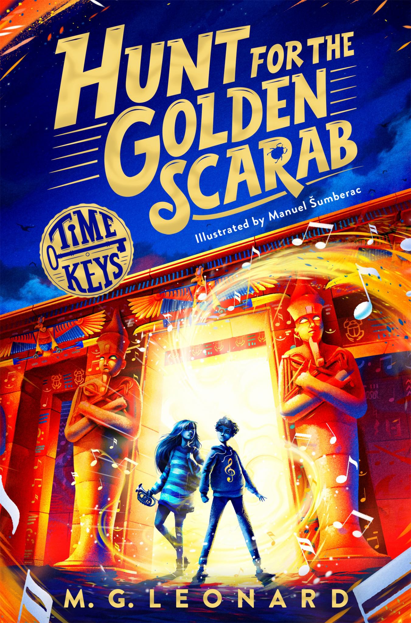 Hunt for the Golden Scarab Cover Image
