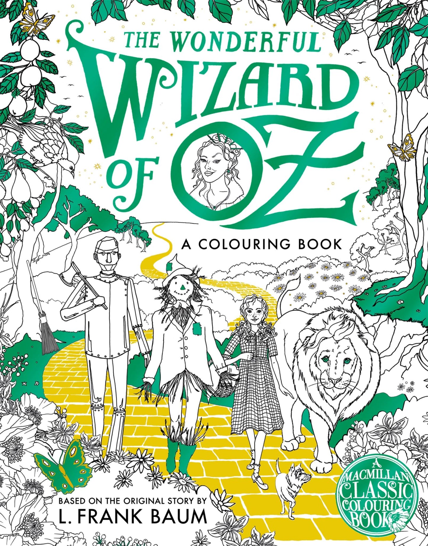 The Wonderful Wizard of Oz Colouring Book Cover Image