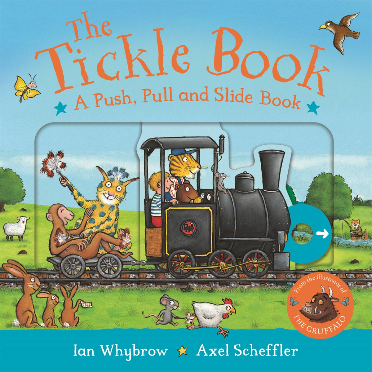The Tickle Book: a Push Pull and Slide Book Cover Image