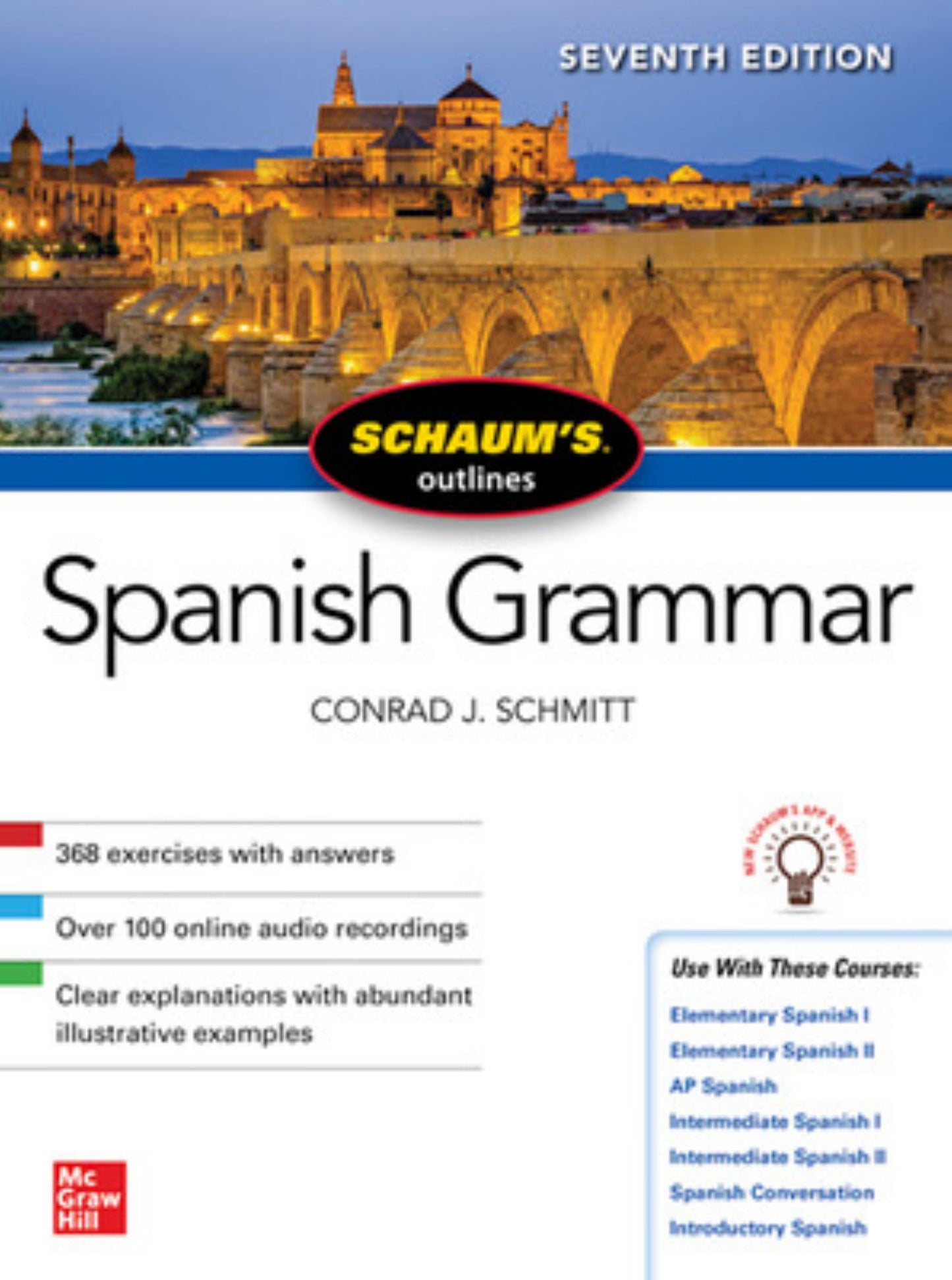 Schaum's Outline of Spanish Grammar, Seventh Edition Cover Image