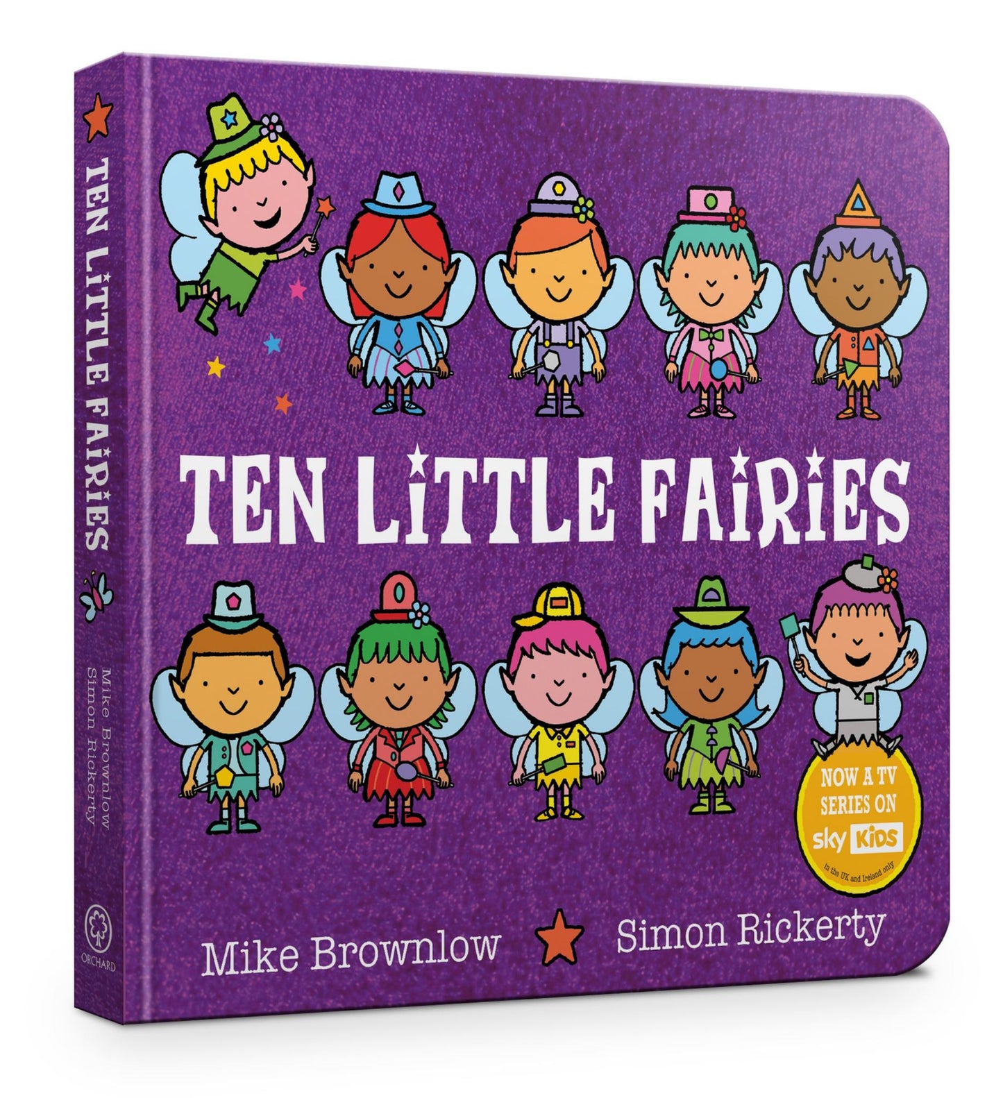 Ten Little Fairies Board Book Cover Image