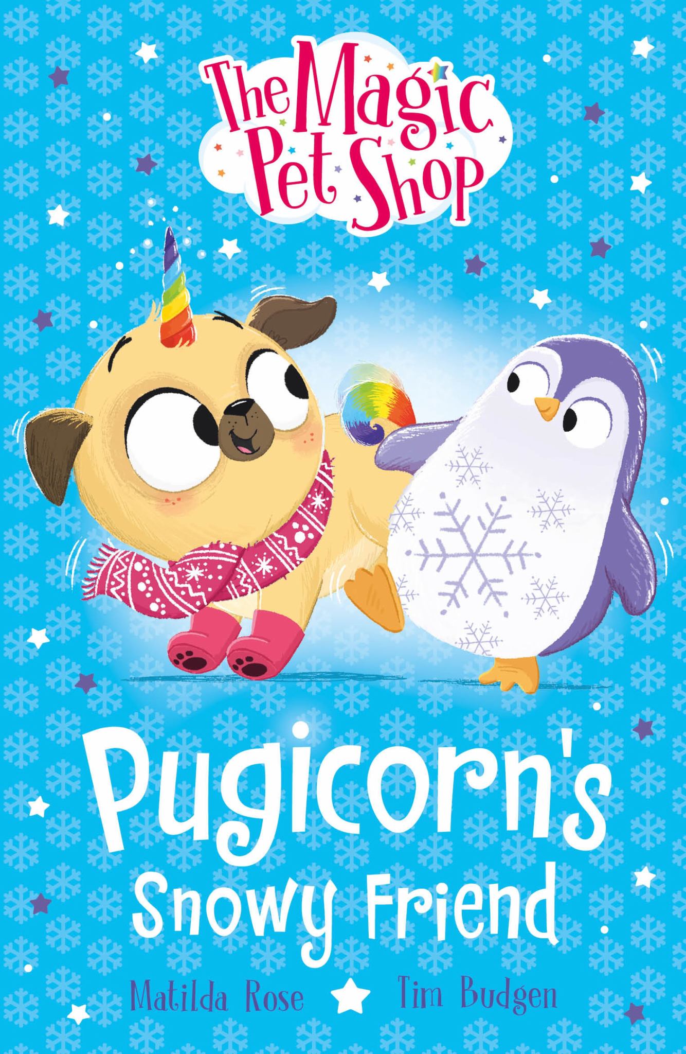Pugicorn's Snowy Friend Cover Image