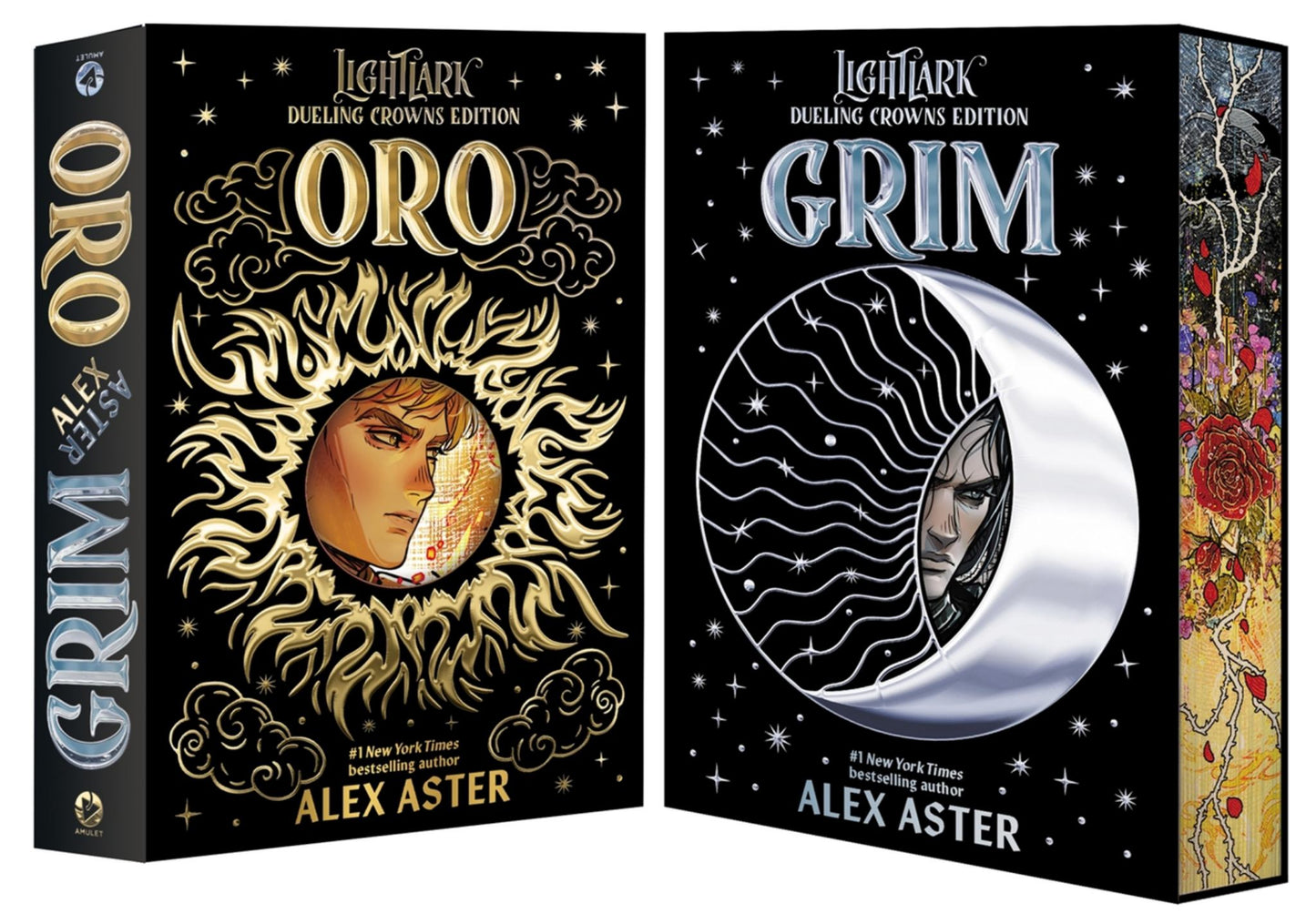 Grim and Oro: Dueling Crowns Edition (a Lightlark Saga Deluxe Companion Book) Cover Image