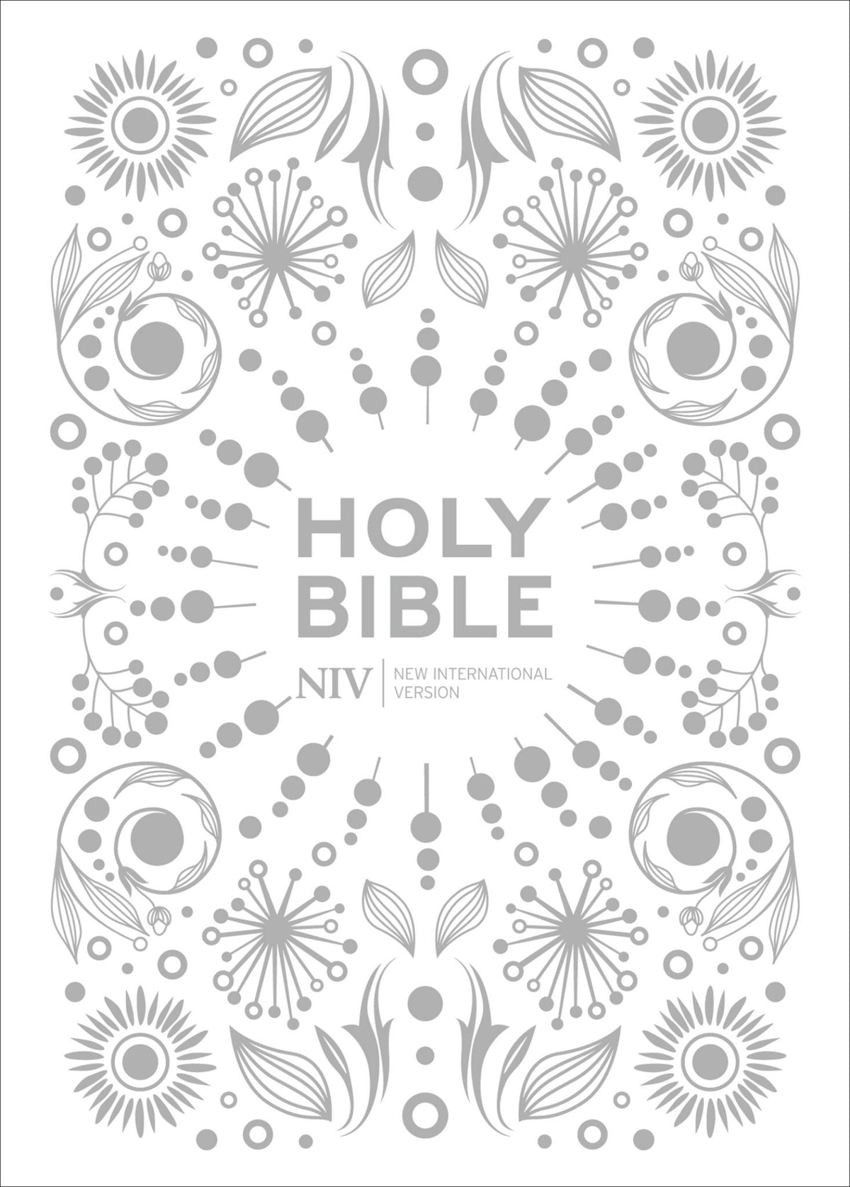 NIV Pocket White Gift Bible Cover Image