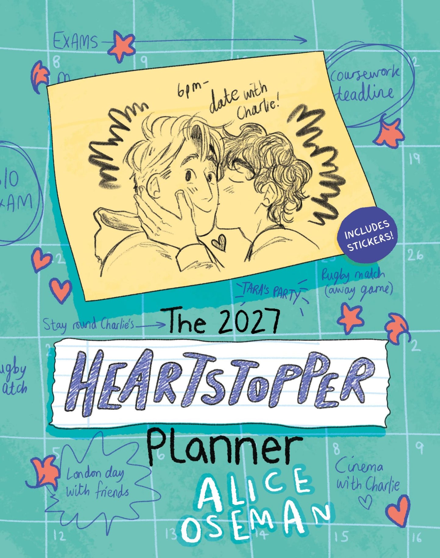 The Heartstopper 2027 Planner Cover Image