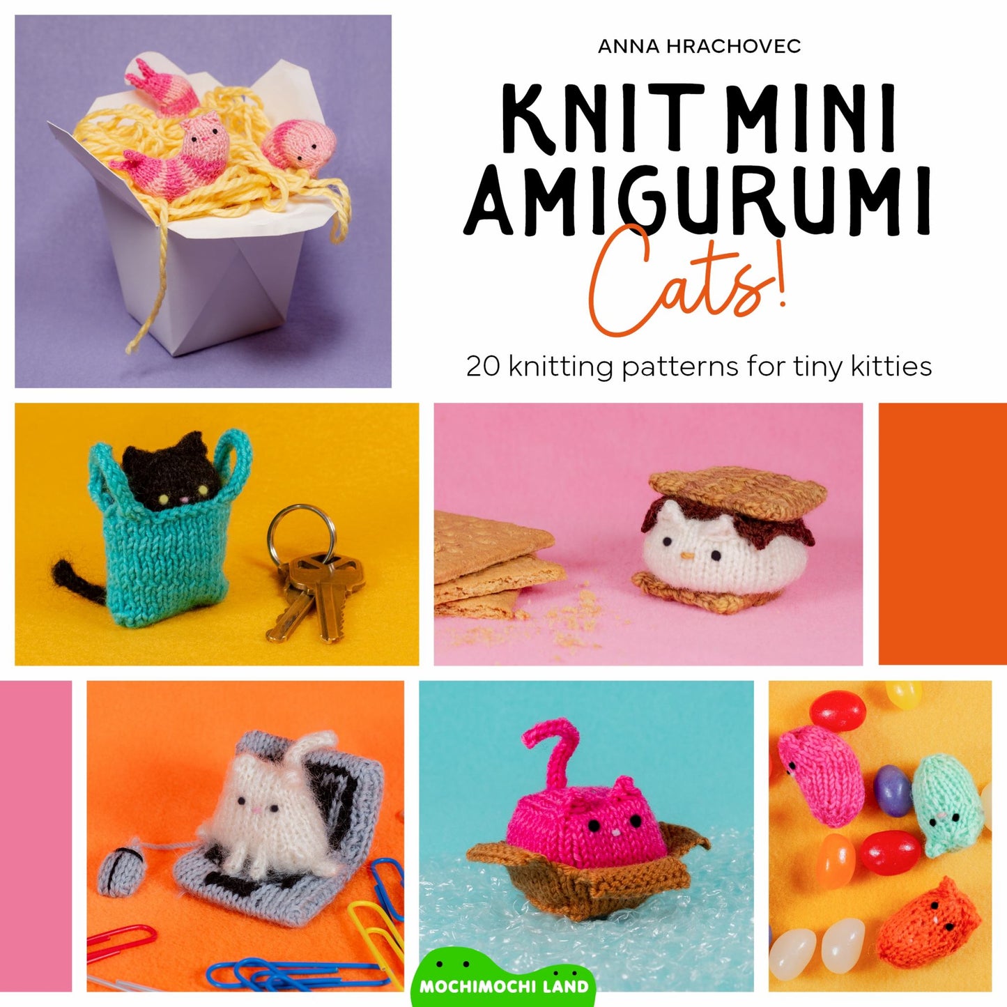 Knit Mini Amigurumi Cats! Cover Image