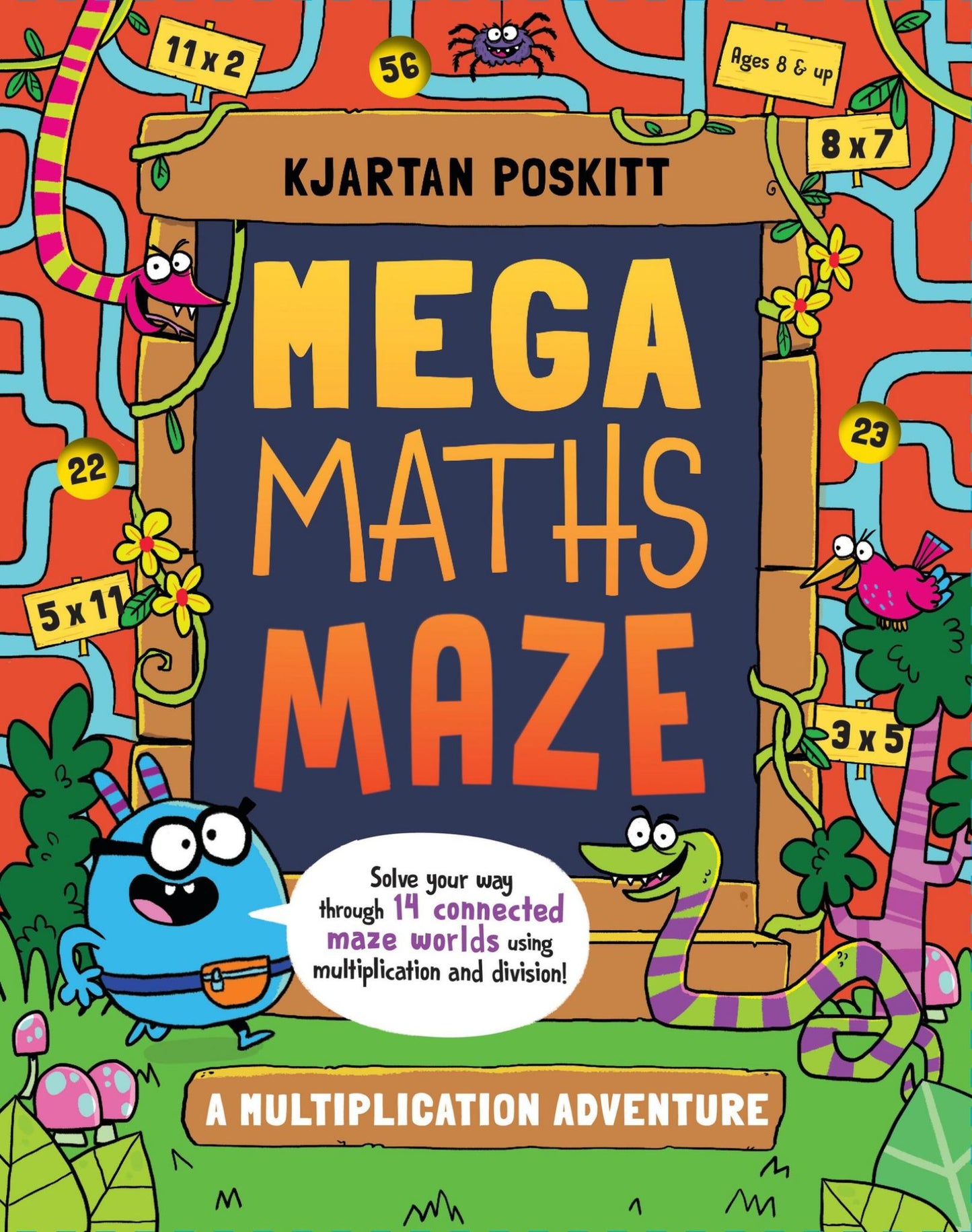 Mega Maths Maze (UK Edition) Cover Image
