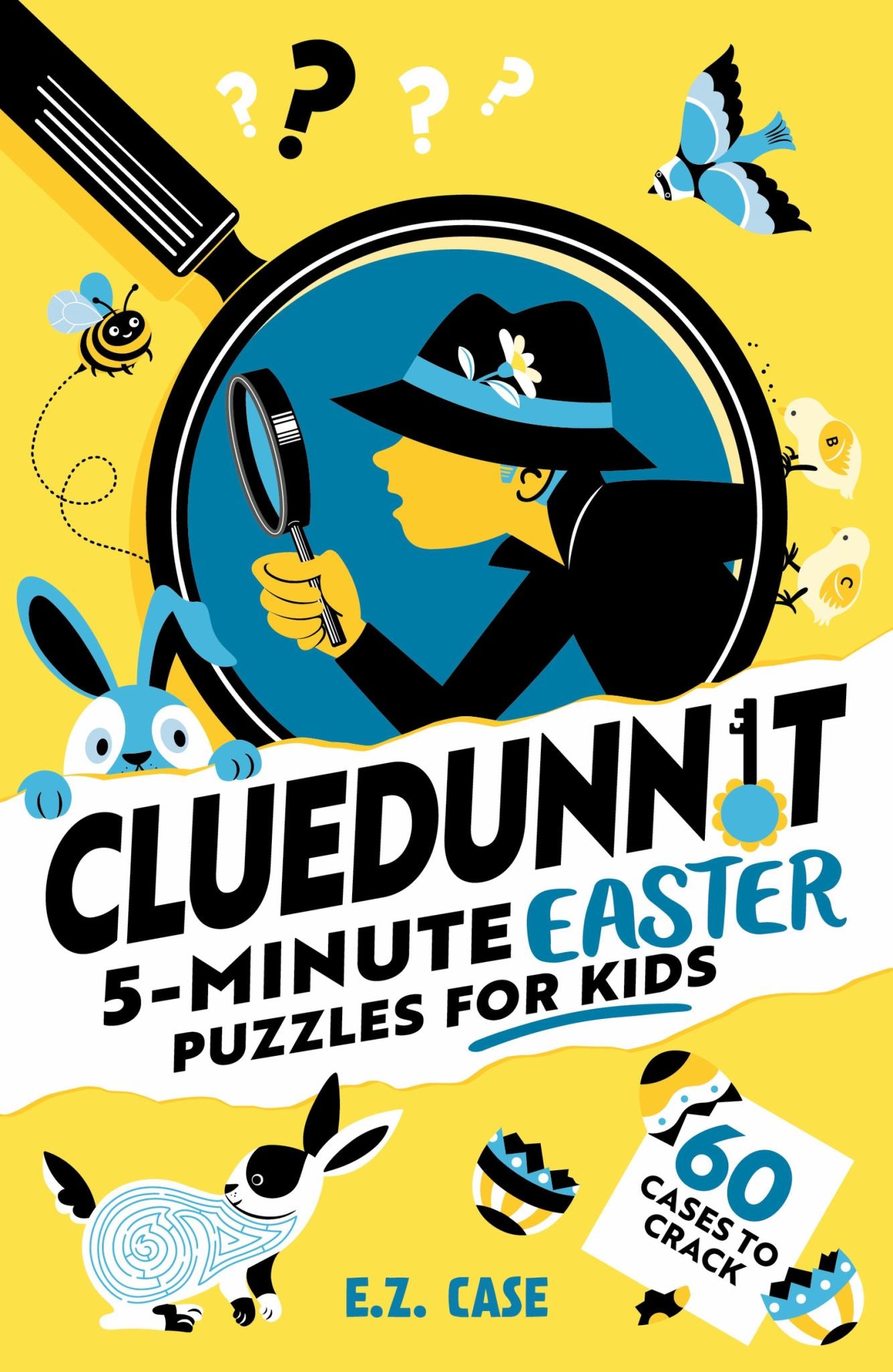 Cluedunnit: 5-Minute Easter Puzzles for Kids Cover Image