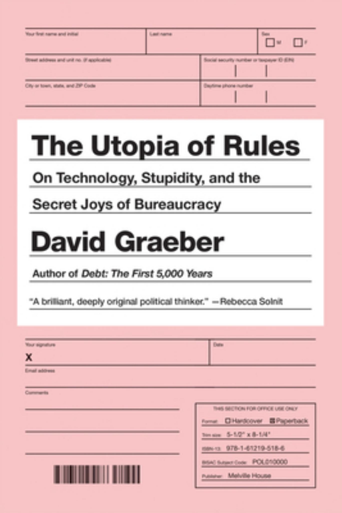 The Utopia of Rules Cover Image