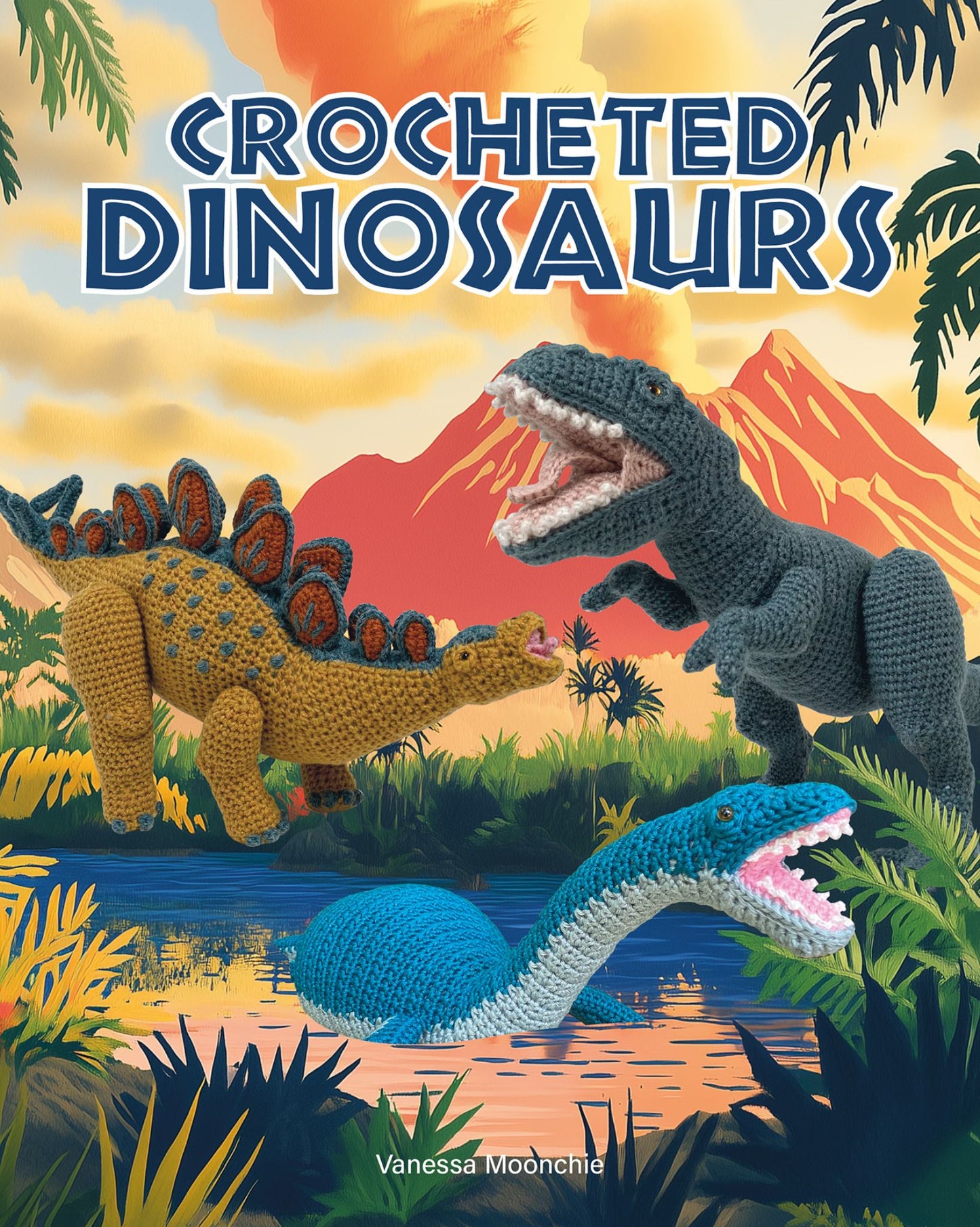 Crocheted Dinosaurs Cover Image