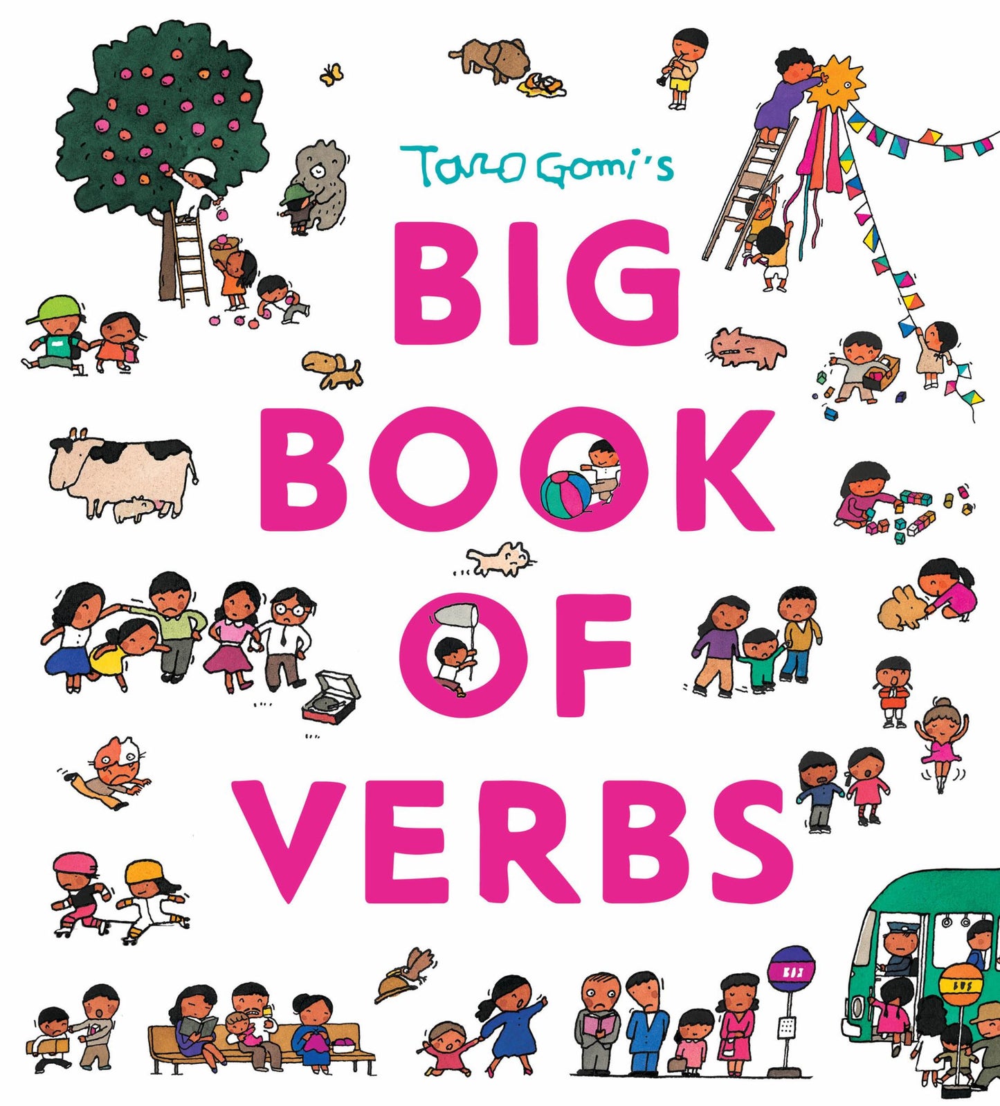 Taro Gomi's Big Book of Verbs Cover Image
