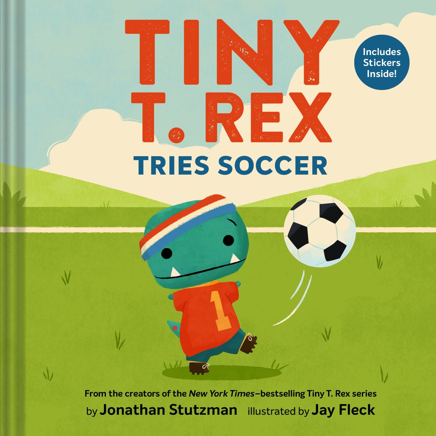 Tiny T. Rex Tries Soccer Cover Image