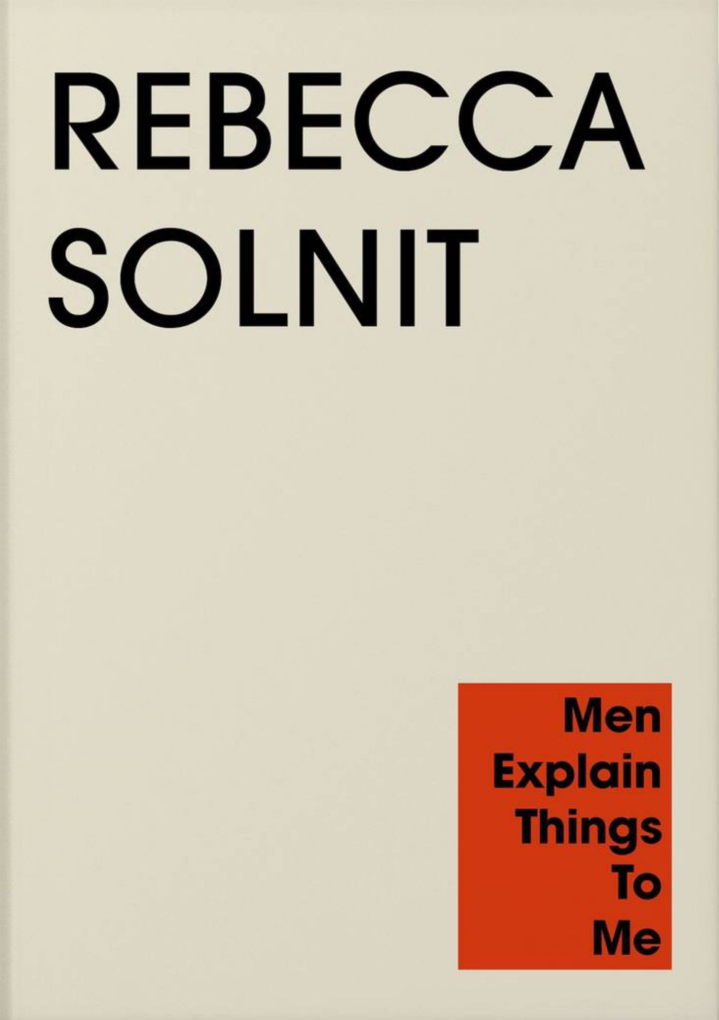 Men Explain Things to Me Cover Image
