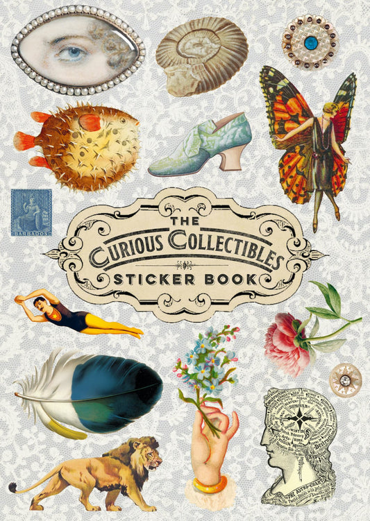 The Curious Collectibles Sticker Book Cover Image
