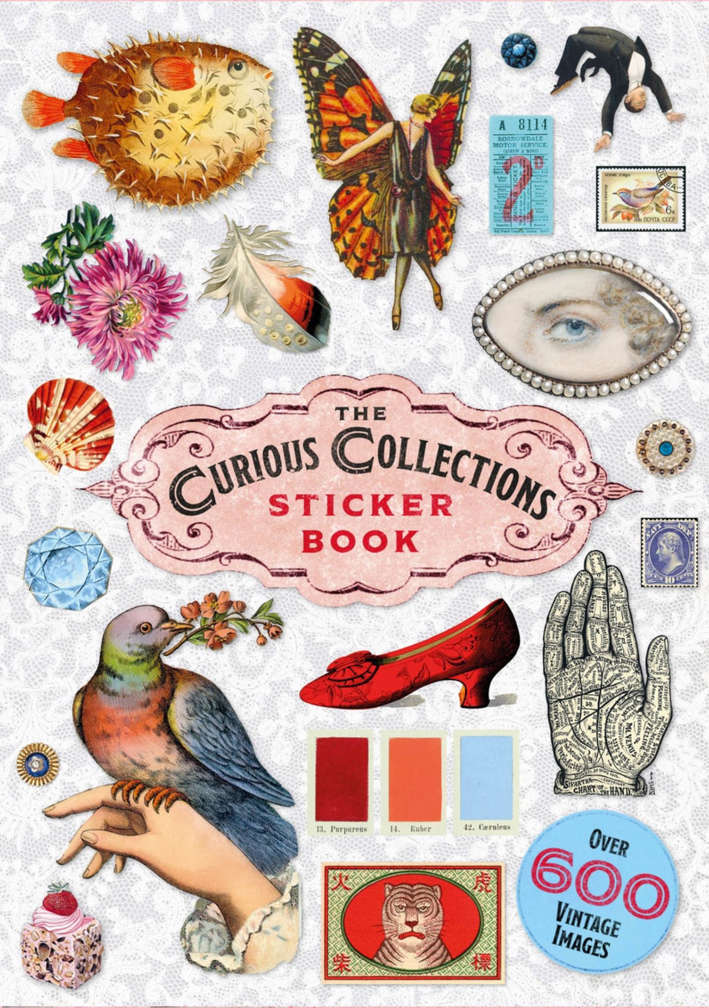 The Curious Collections Sticker Book Cover Image
