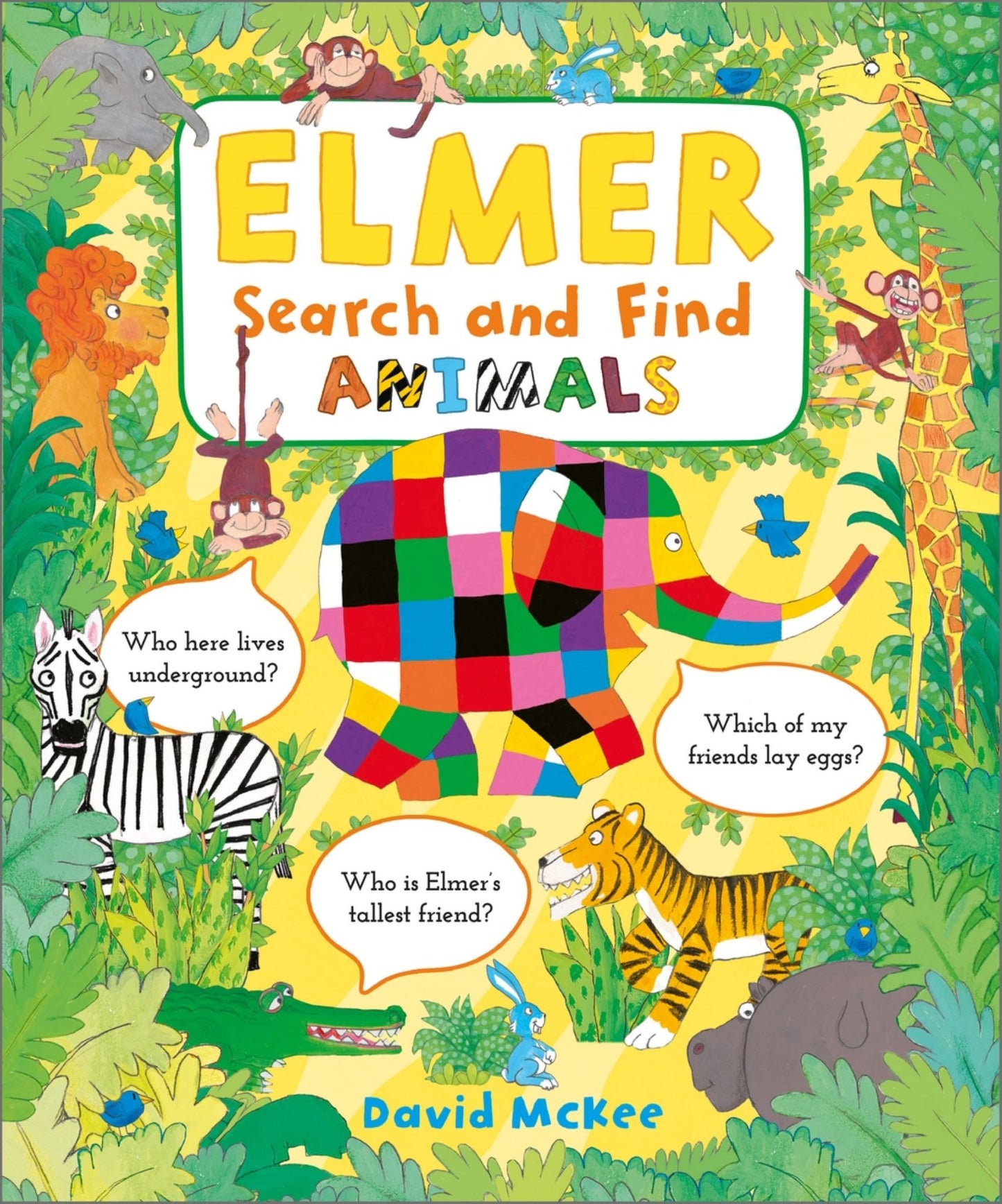 Elmer Search and Find Animals Cover Image