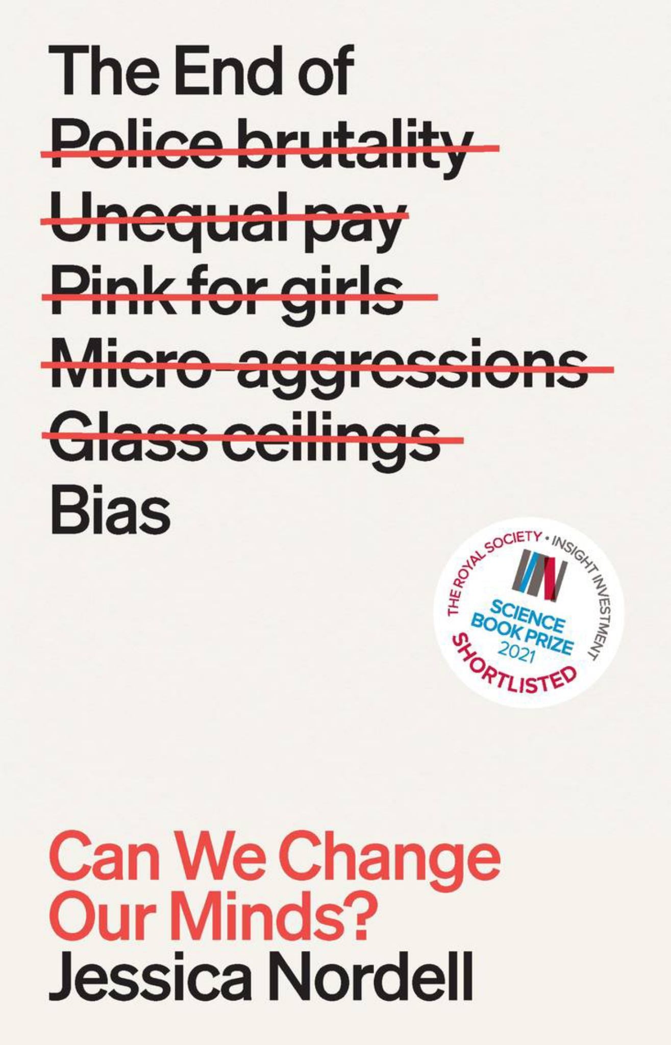The End of Bias Cover Image