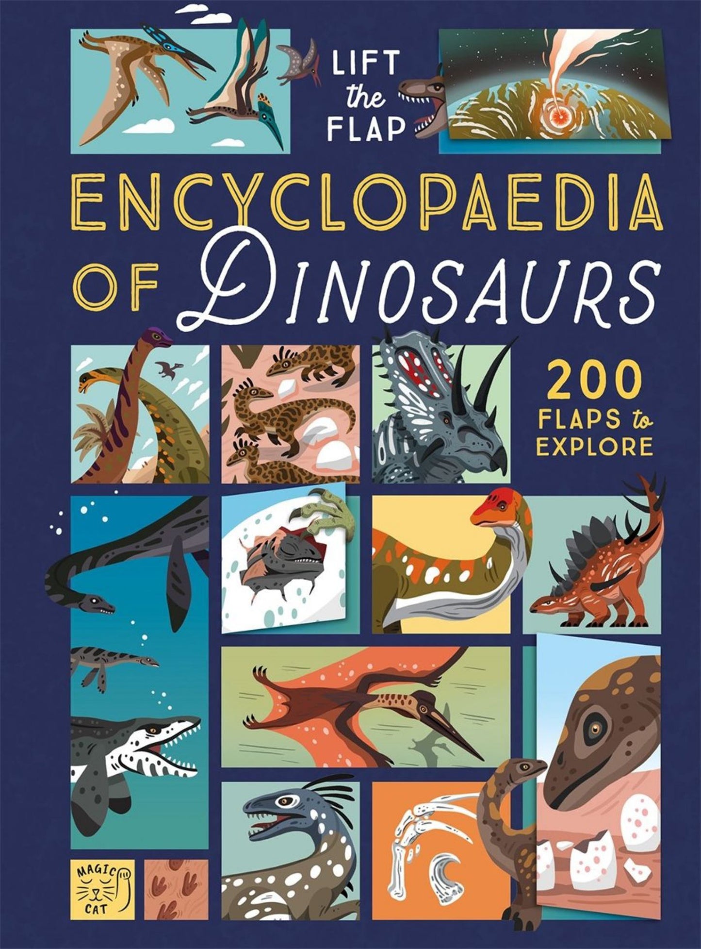 The Lift-The-Flap Encyclopaedia of Dinosaurs Cover Image