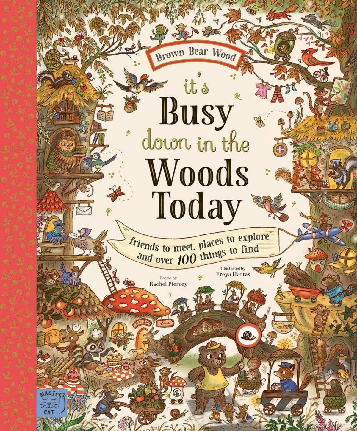 Brown Bear Wood: It's Busy down in the Woods Today Cover Image