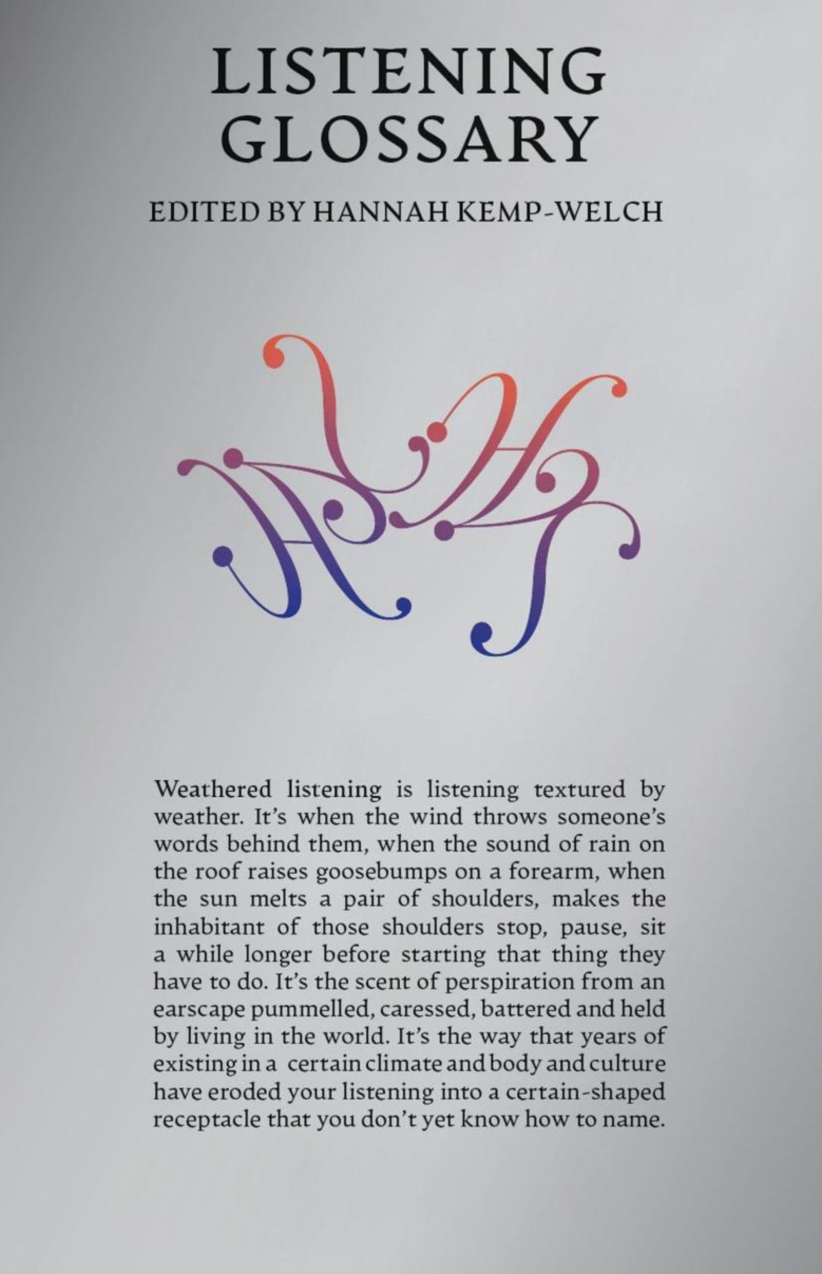 Listening Glossary Cover Image
