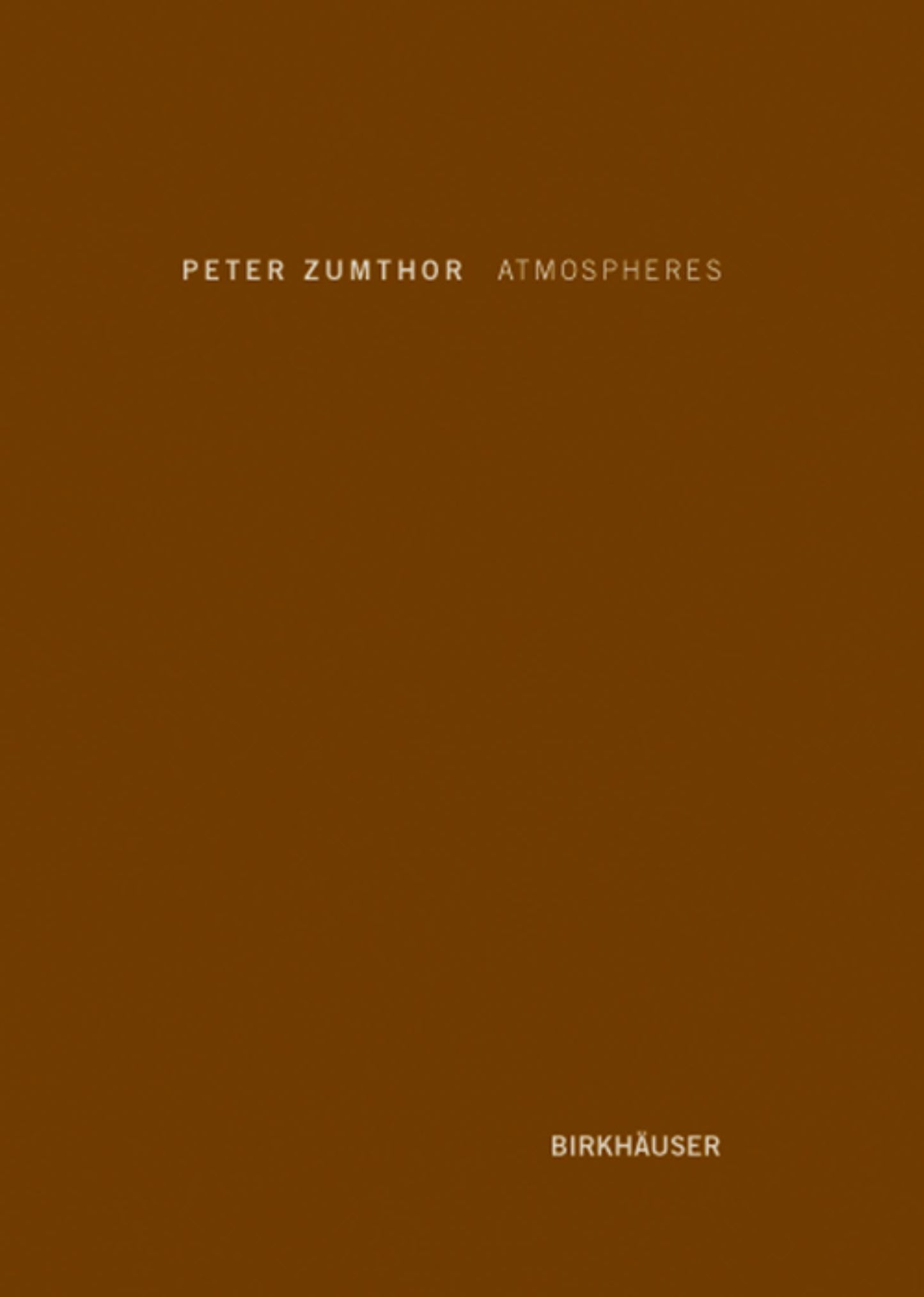 Atmospheres Cover Image