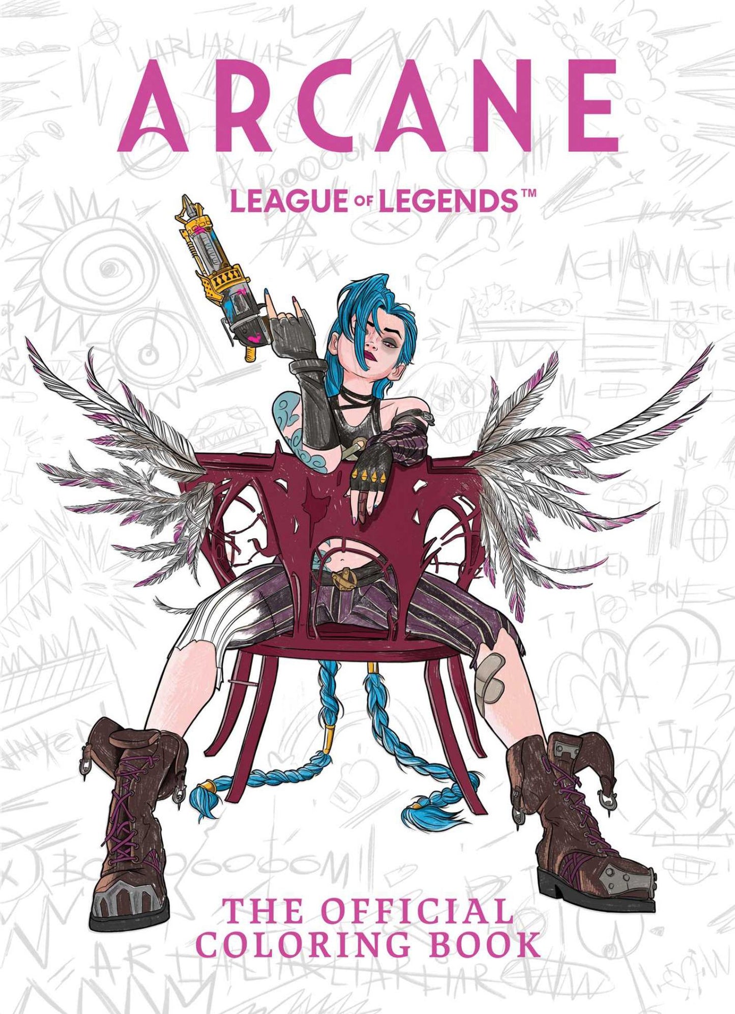 Arcane: the Official Coloring Book Cover Image