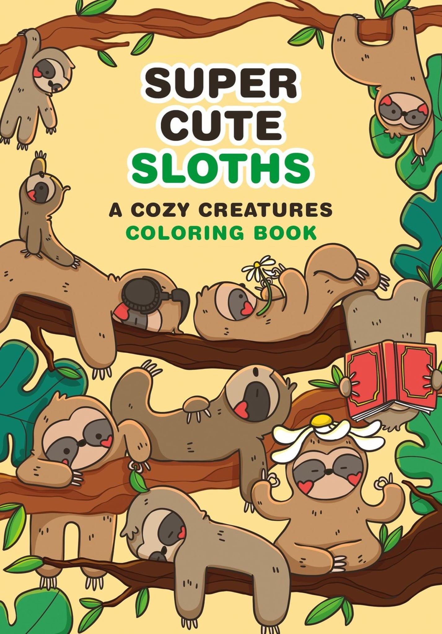 Super-Cute Sloths Cover Image