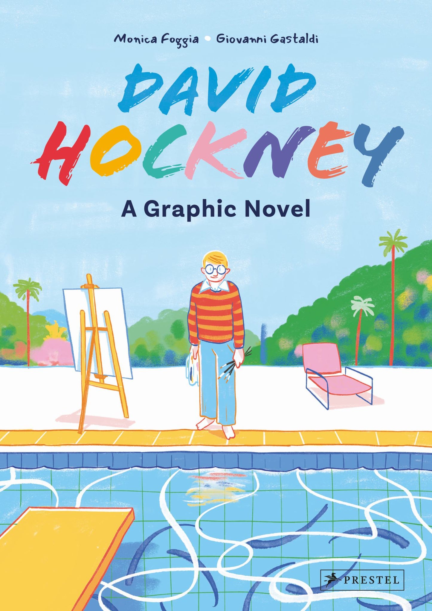 David Hockney A Graphic Novel Cover Image