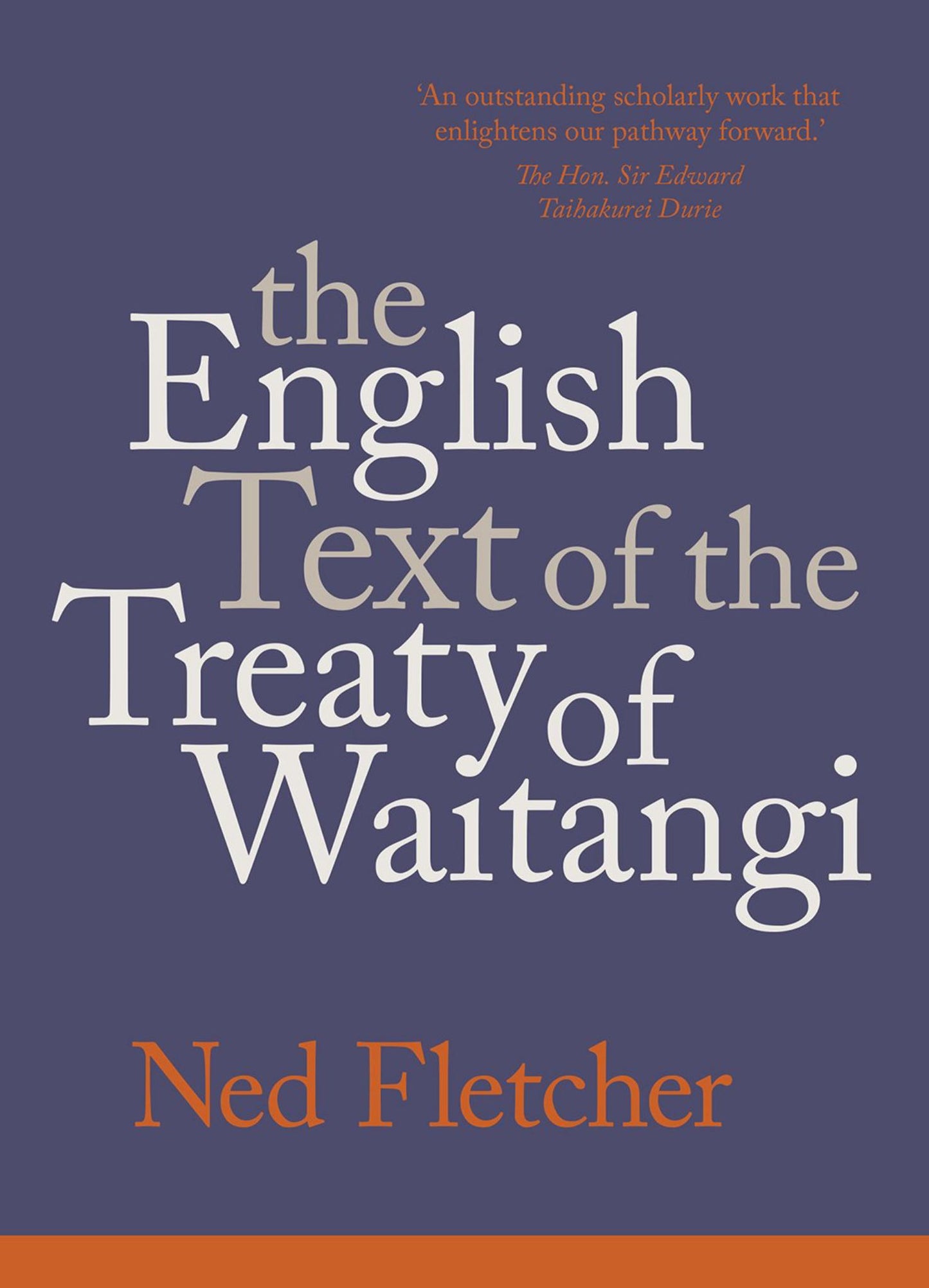 English Text of the Treaty of Waitangi Cover Image