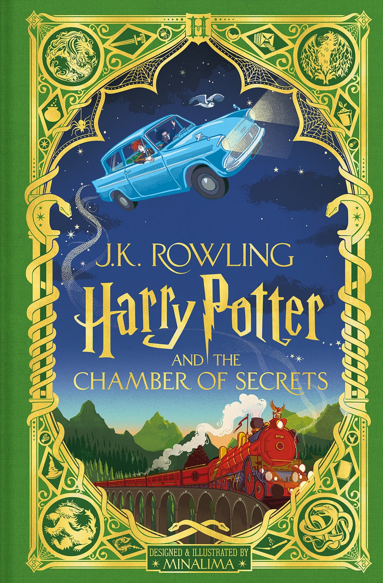 Harry Potter and the Chamber of Secrets : Minalima Edition Cover Image