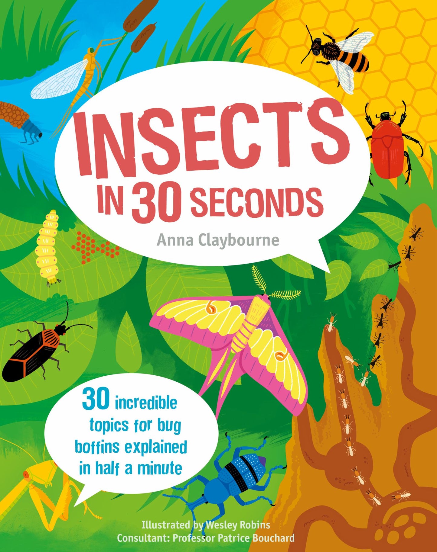 Insects in 30 Seconds: 30 Fascinating Topics for Bug Boffins Explained in Half a Minute Cover Image
