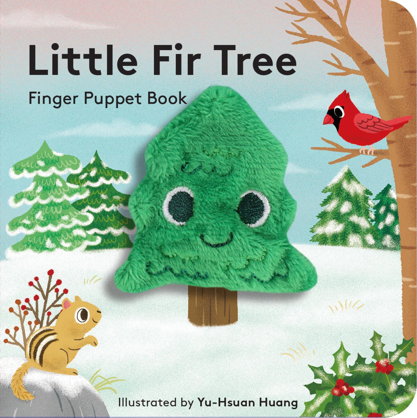 Little Fir Tree: Finger Puppet Book Cover Image