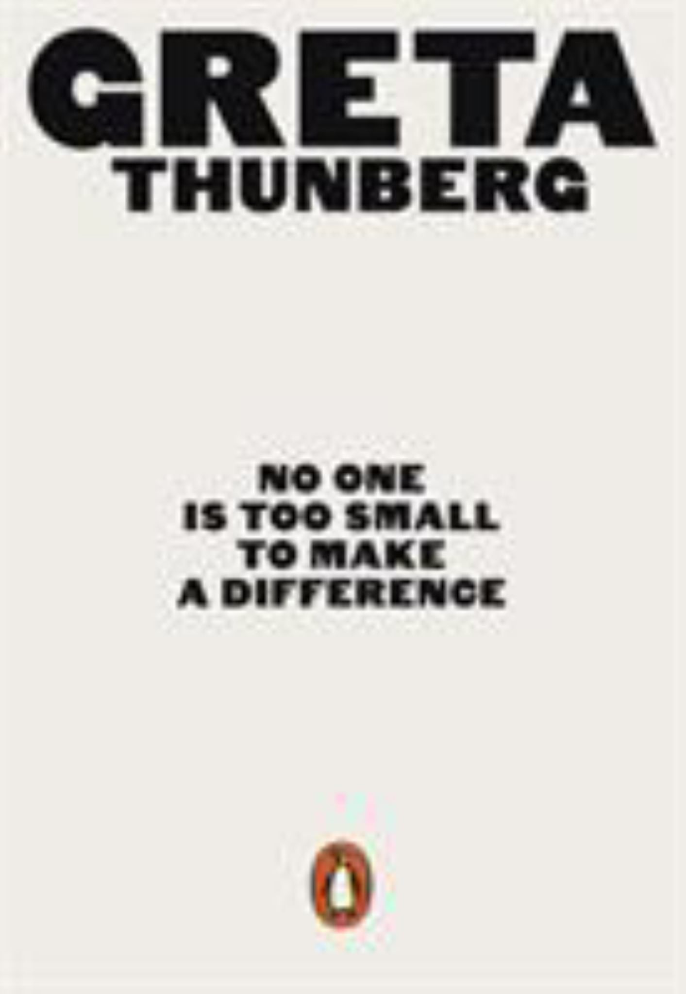 No One Is Too Small to Make a Difference Cover Image