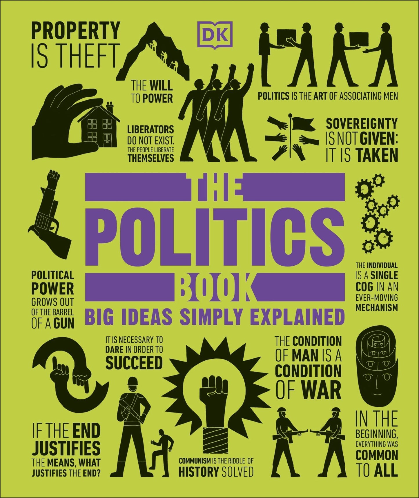 Politics Book: Big Ideas Simply Explained Cover Image