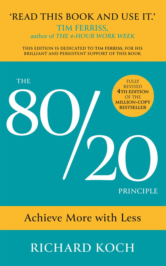 80/20 Principle Achieve More with Less Cover Image