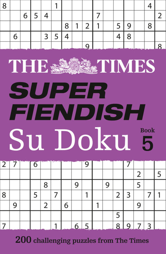 The Times Super Fiendish Su Doku Book 5 Cover Image