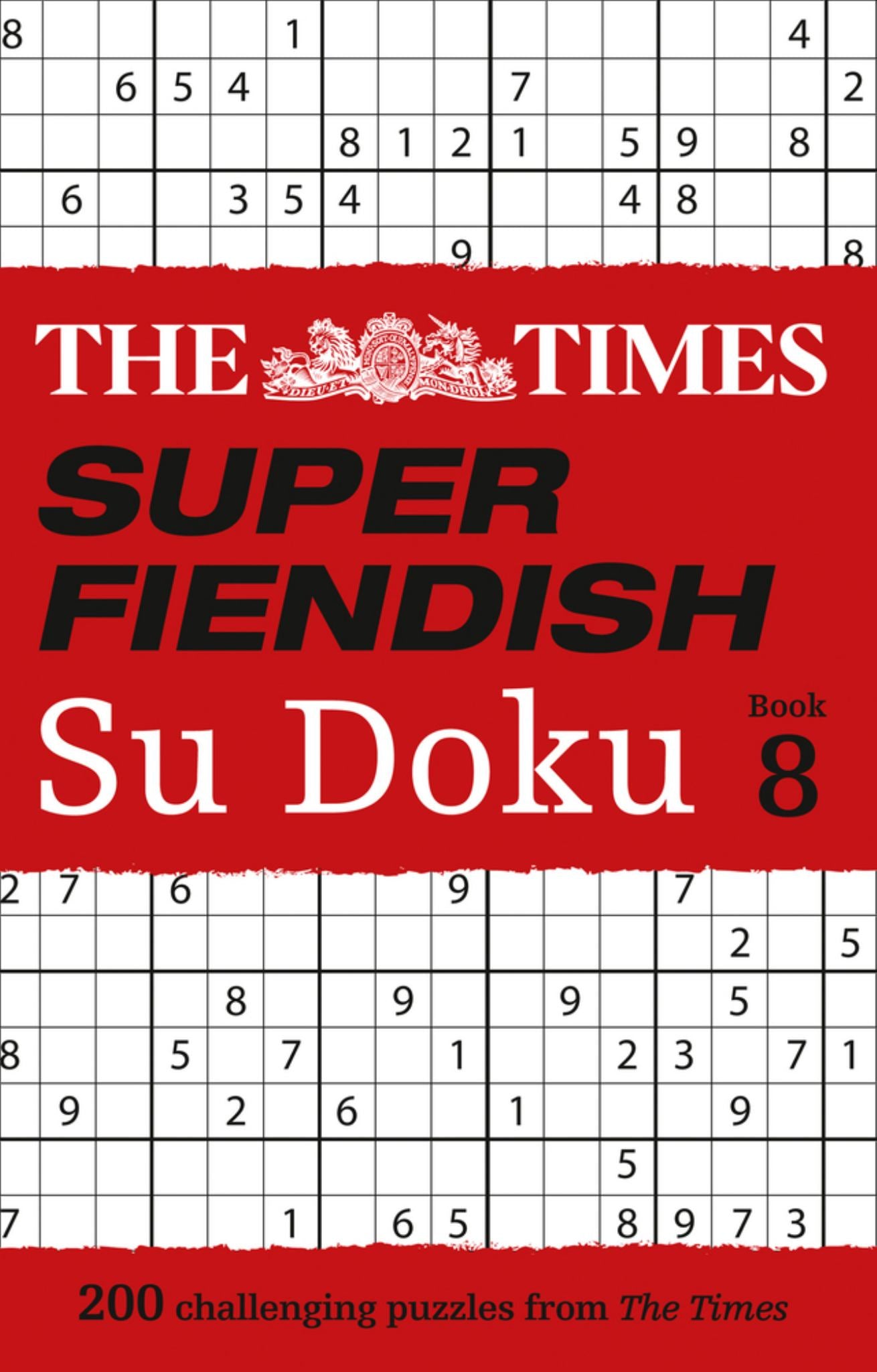 The Times Super Fiendish Su Doku Book 8 Cover Image